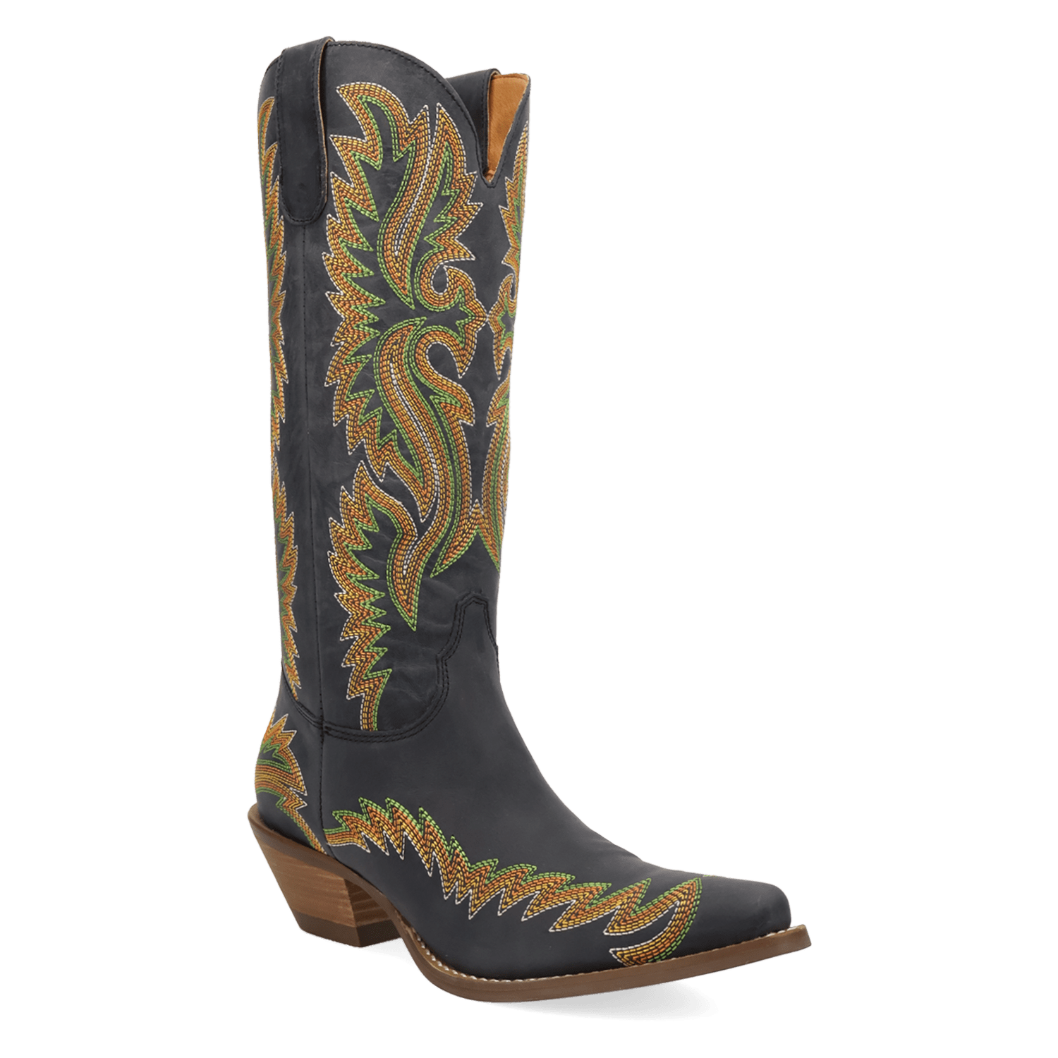 PRODUCT SHOT LANTANA LEATHER BOOT AT 45 DEGREE ANGLE