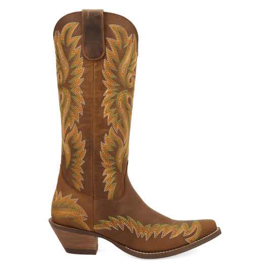 PRODUCT SHOT LANTANA LEATHER BOOT AT 90 DEGREE INSIDE ANGLE