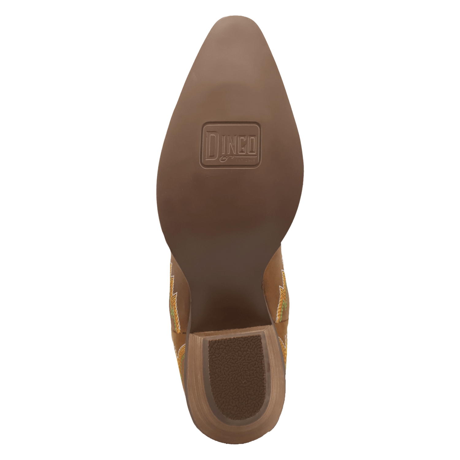 PRODUCT SHOT LANTANA LEATHER BOOT AT OUTSOLE ANGLE