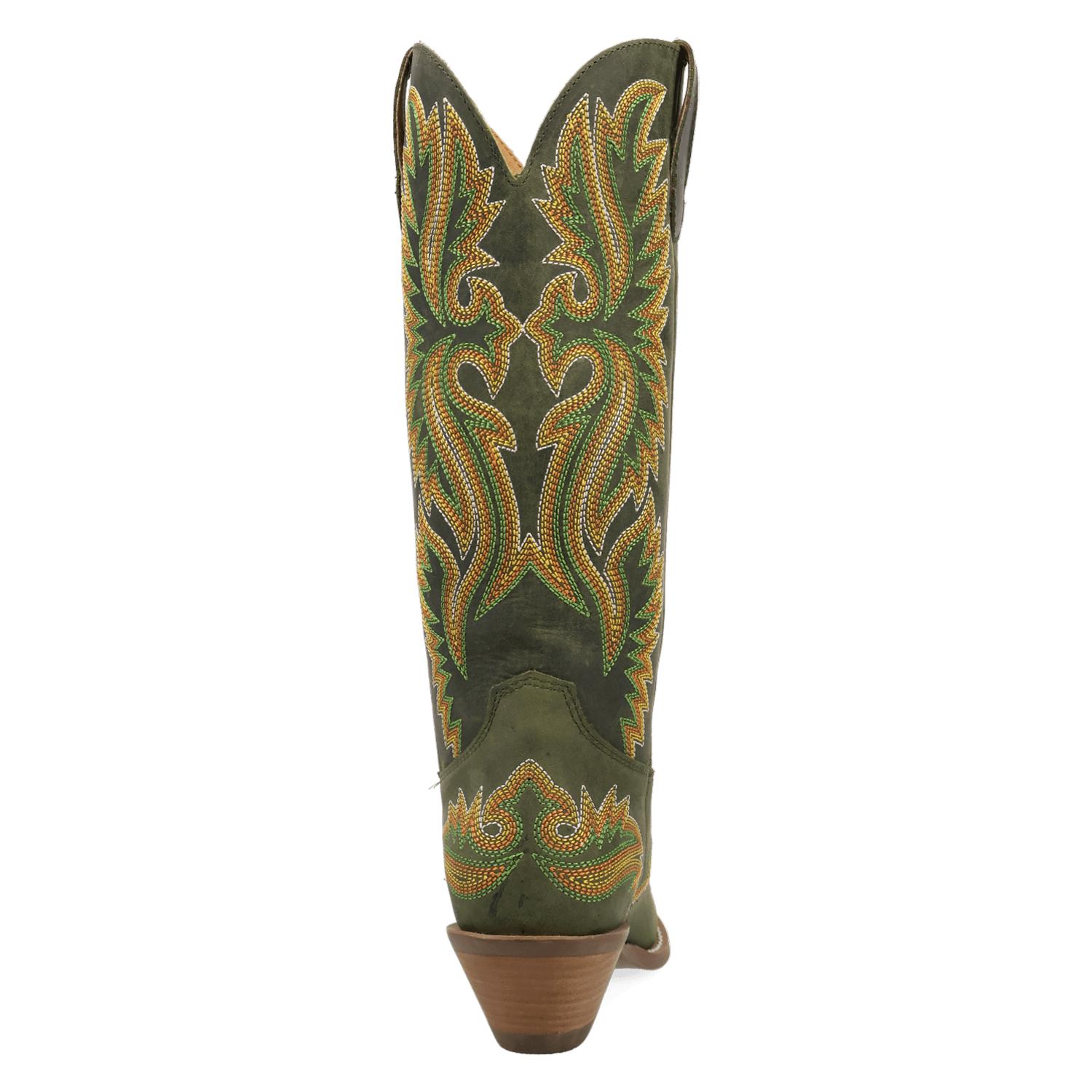 PRODUCT SHOT LANTANA LEATHER BOOT AT 180 DEGREE BACK ANGLE
