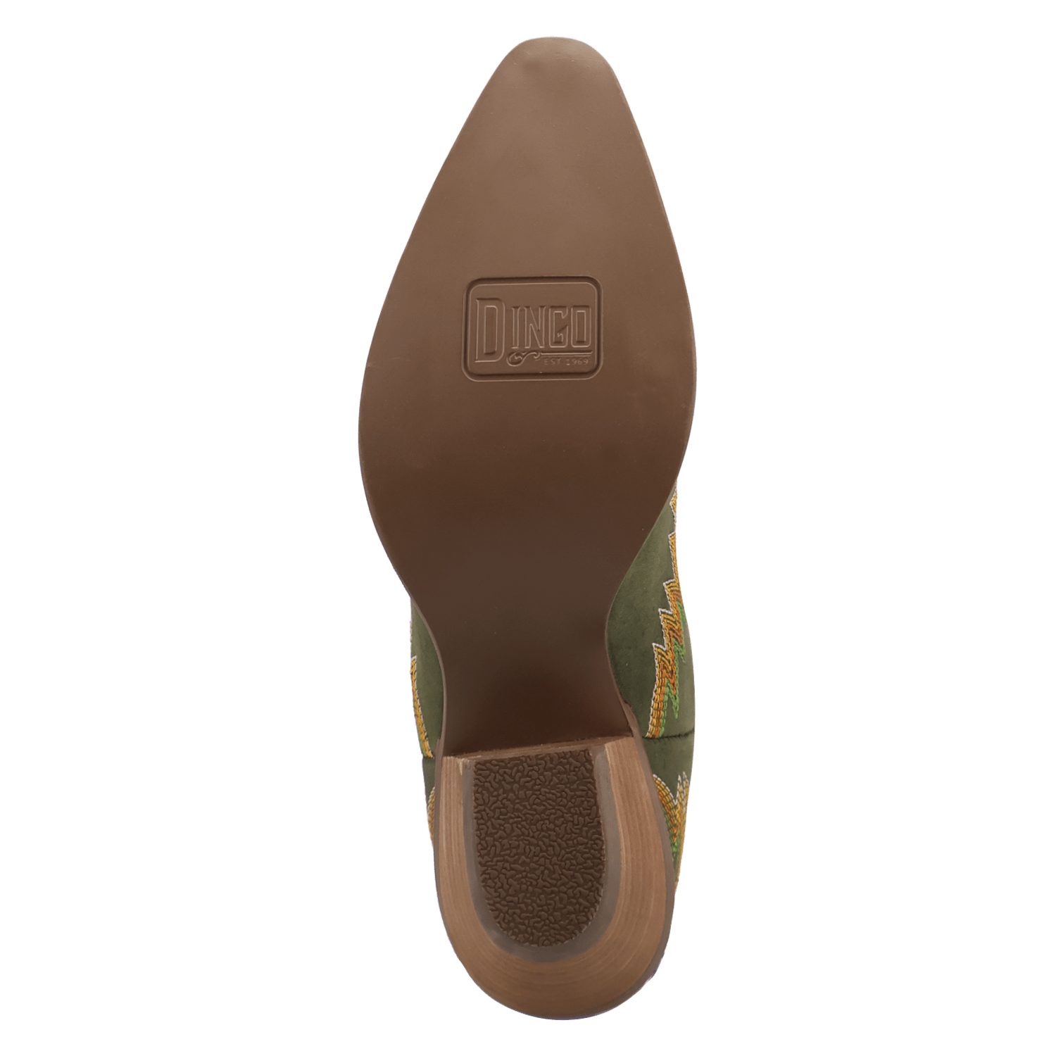 PRODUCT SHOT LANTANA LEATHER BOOT AT OUTSOLE ANGLE