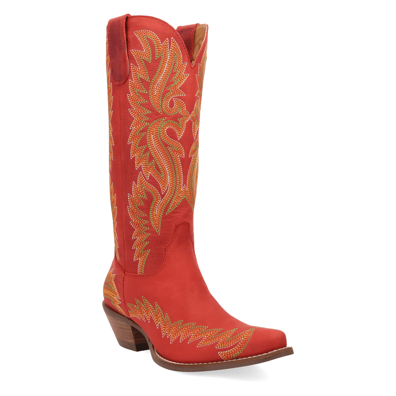PRODUCT SHOT LANTANA LEATHER BOOT AT 45 DEGREE ANGLE