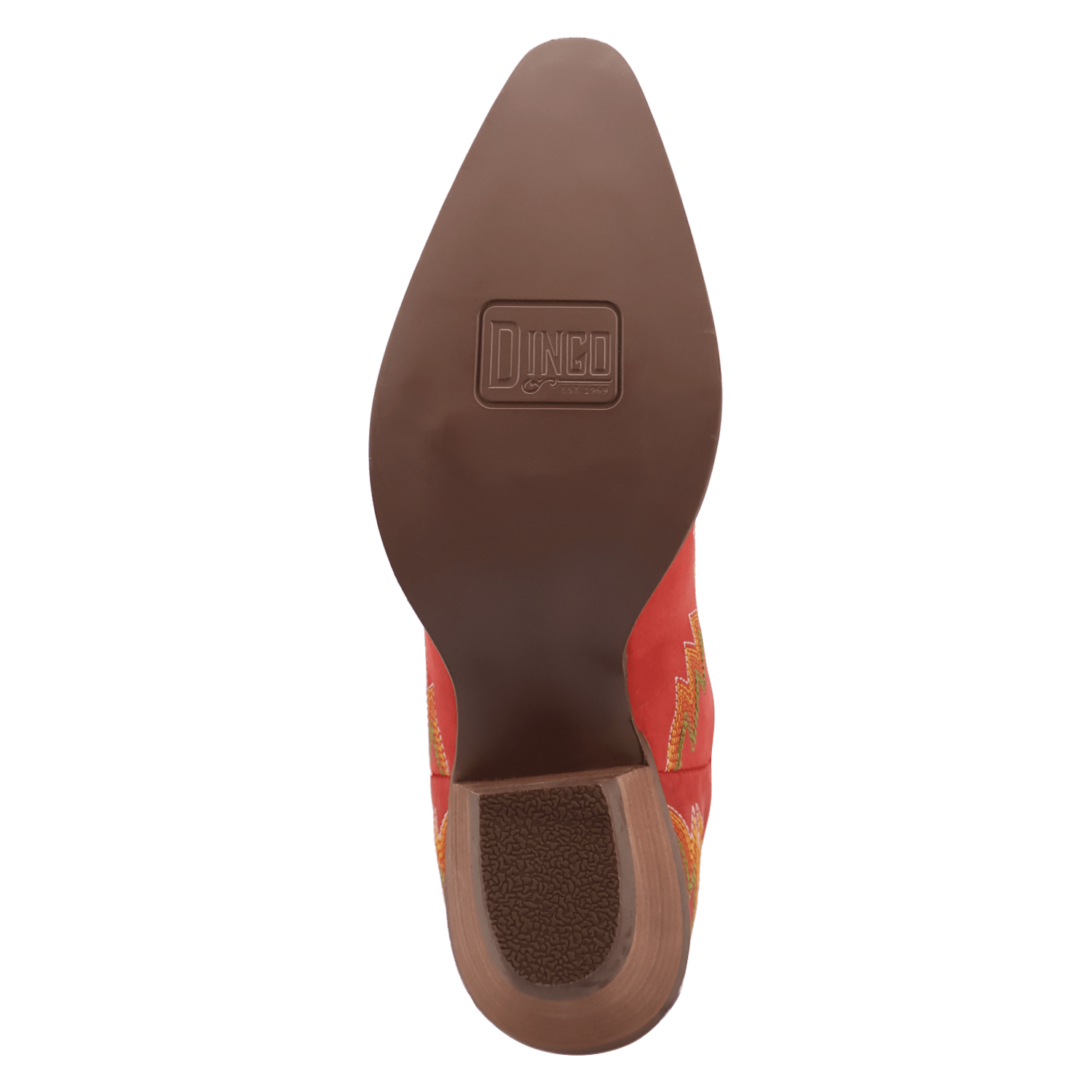 PRODUCT SHOT LANTANA LEATHER BOOT AT OUTSOLE ANGLE
