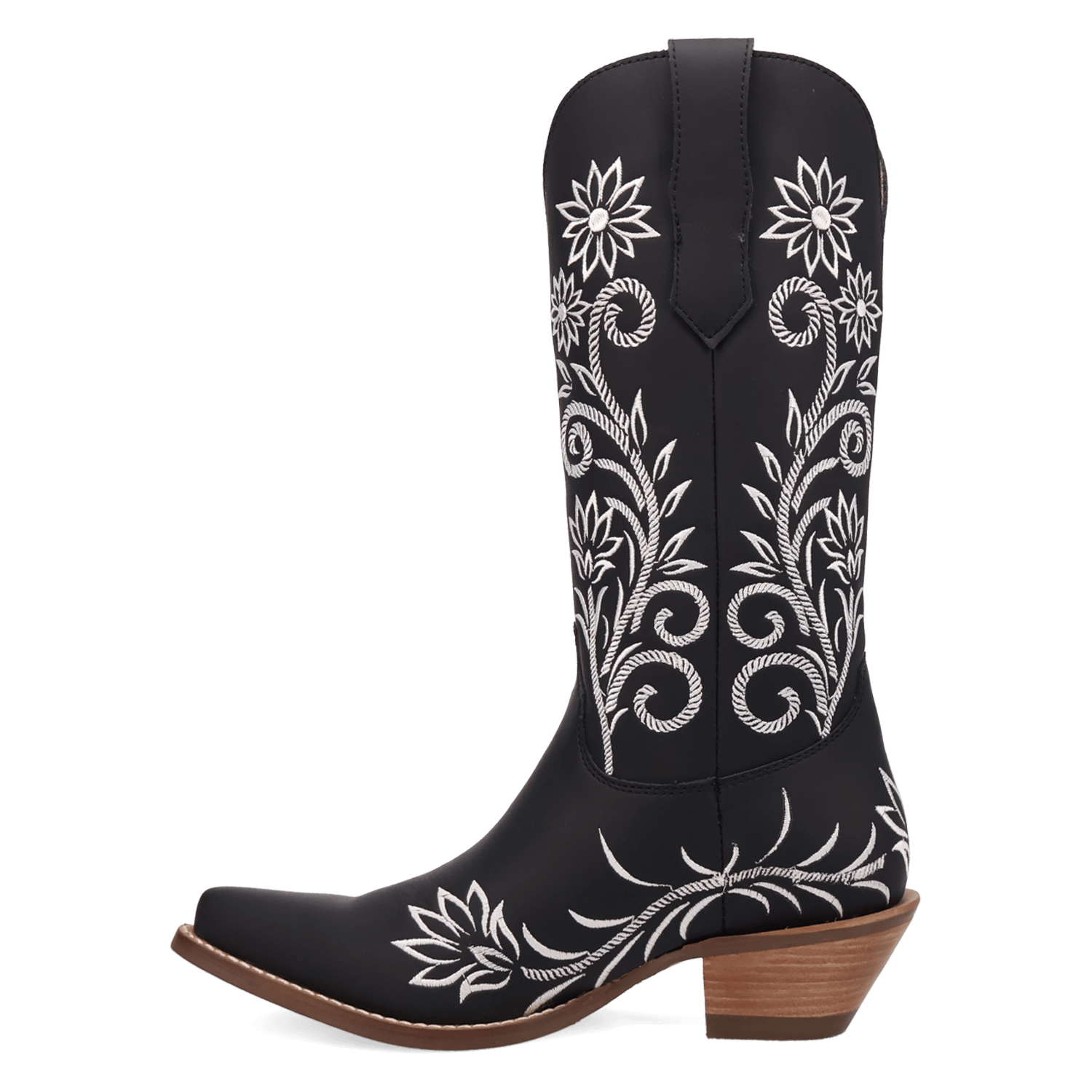 PRODUCT SHOT BUTTERCUP LEATHER BOOT AT 135 DEGREE OUTSIDE ANGLE