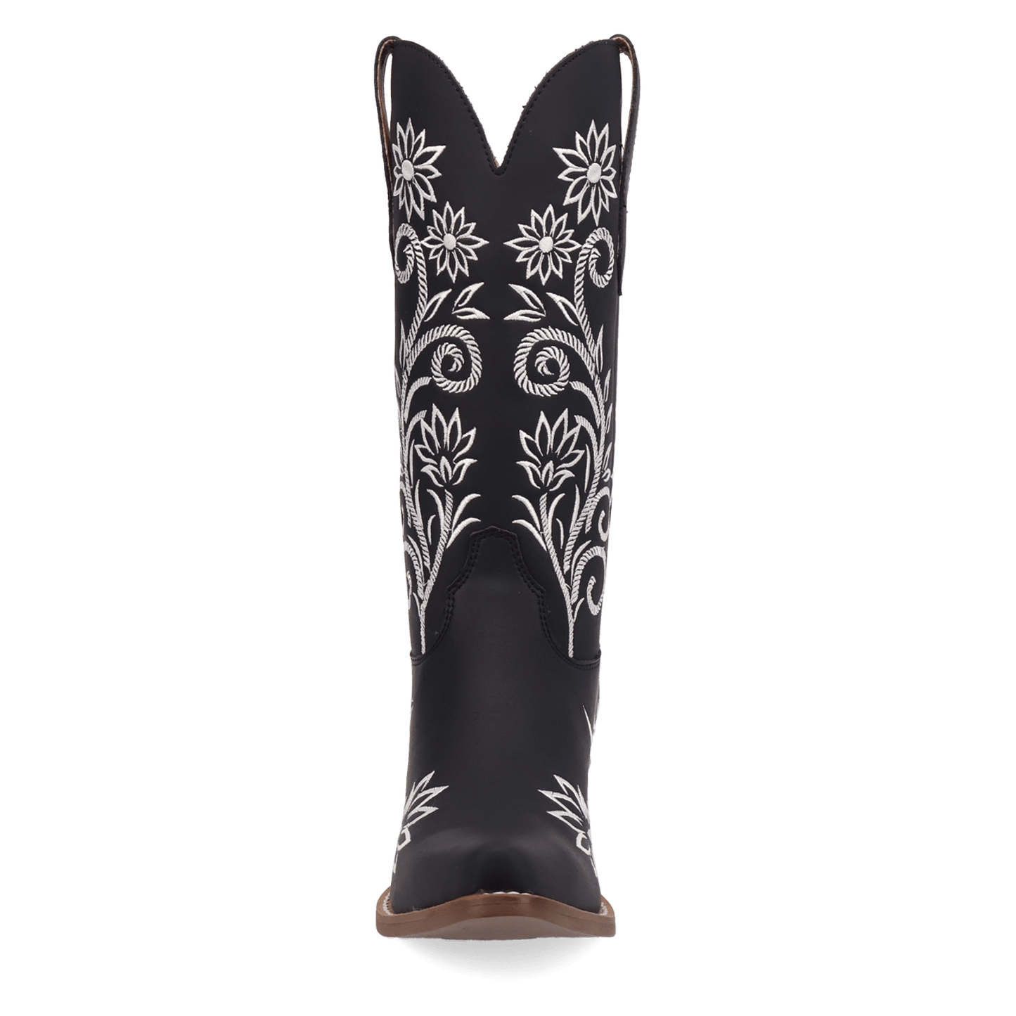 PRODUCT SHOT BUTTERCUP LEATHER BOOT AT FRONT ANGLE