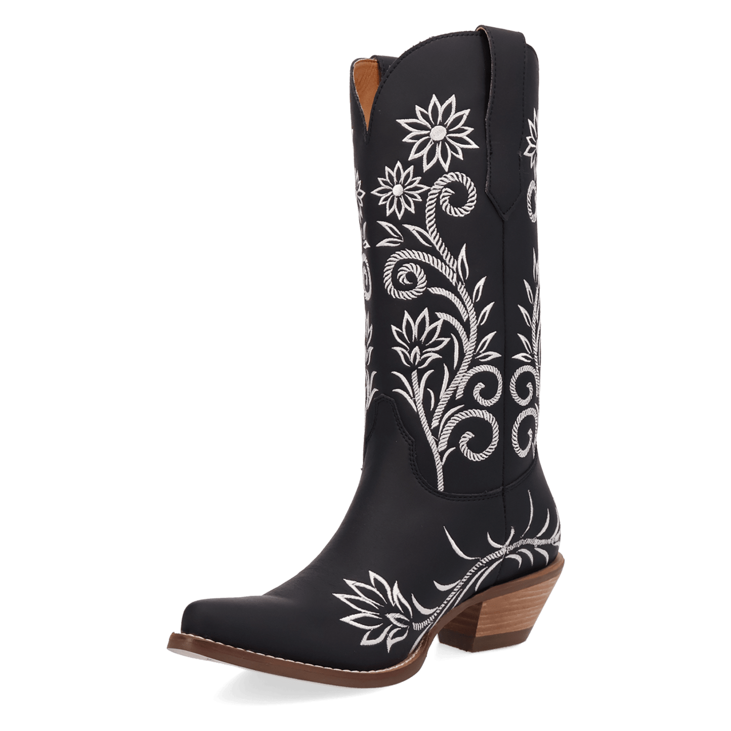 PRODUCT SHOT BUTTERCUP LEATHER BOOT AT 225 DEGREE ANGLE
