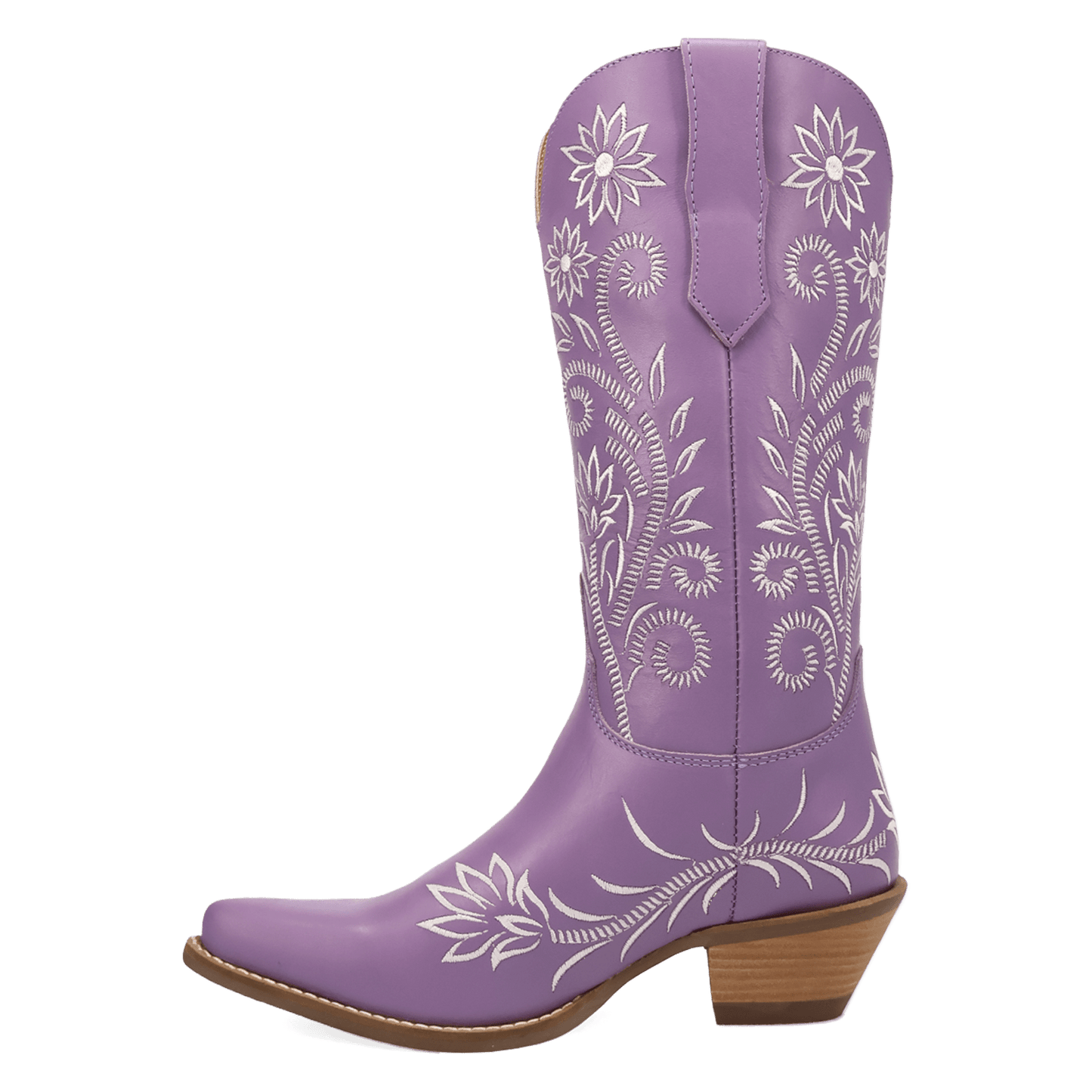 PRODUCT SHOT BUTTERCUP LEATHER BOOT AT 135 DEGREE OUTSIDE ANGLE