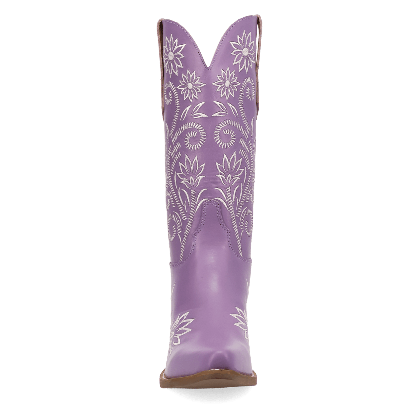 PRODUCT SHOT BUTTERCUP LEATHER BOOT AT FRONT ANGLE