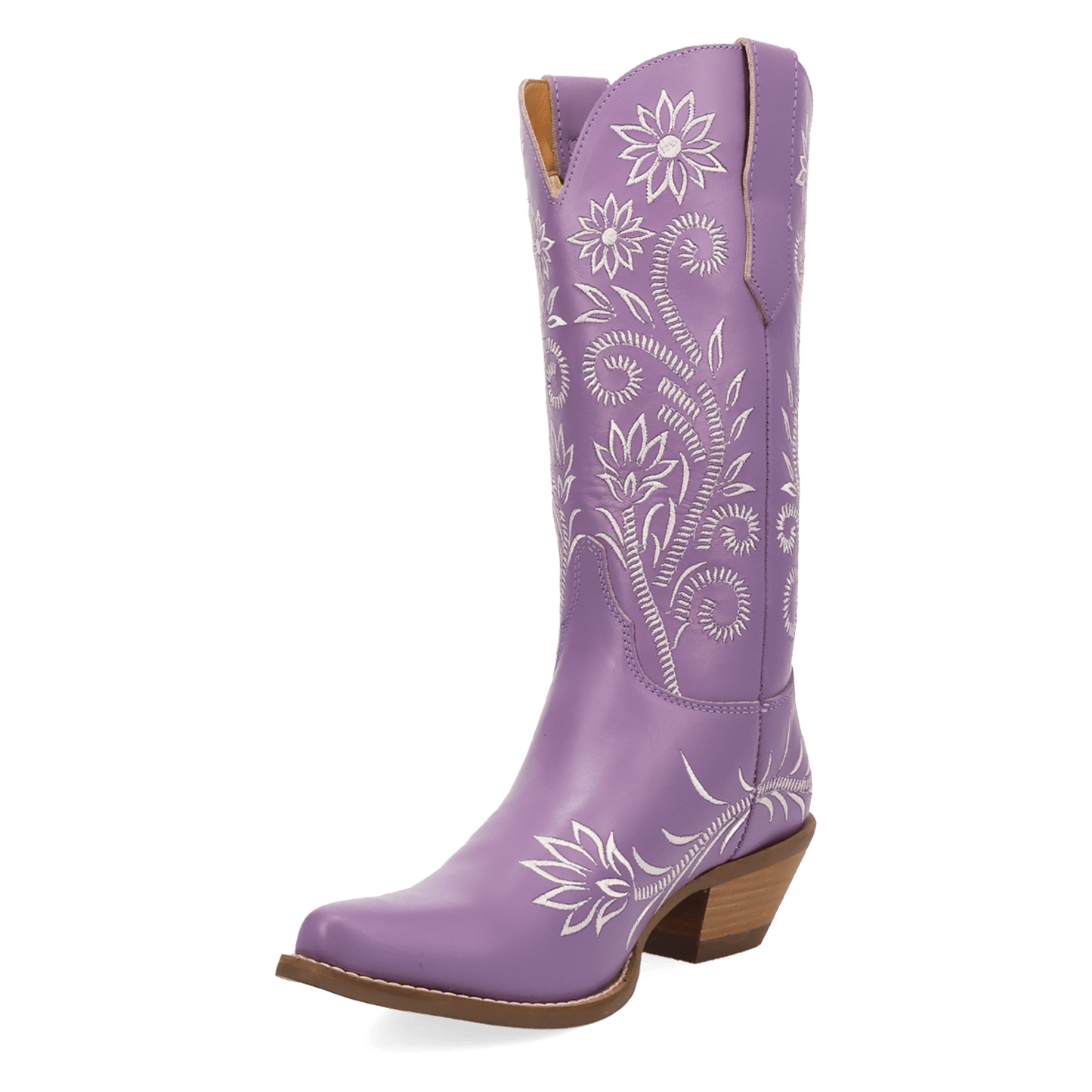 PRODUCT SHOT BUTTERCUP LEATHER BOOT AT 225 DEGREE ANGLE