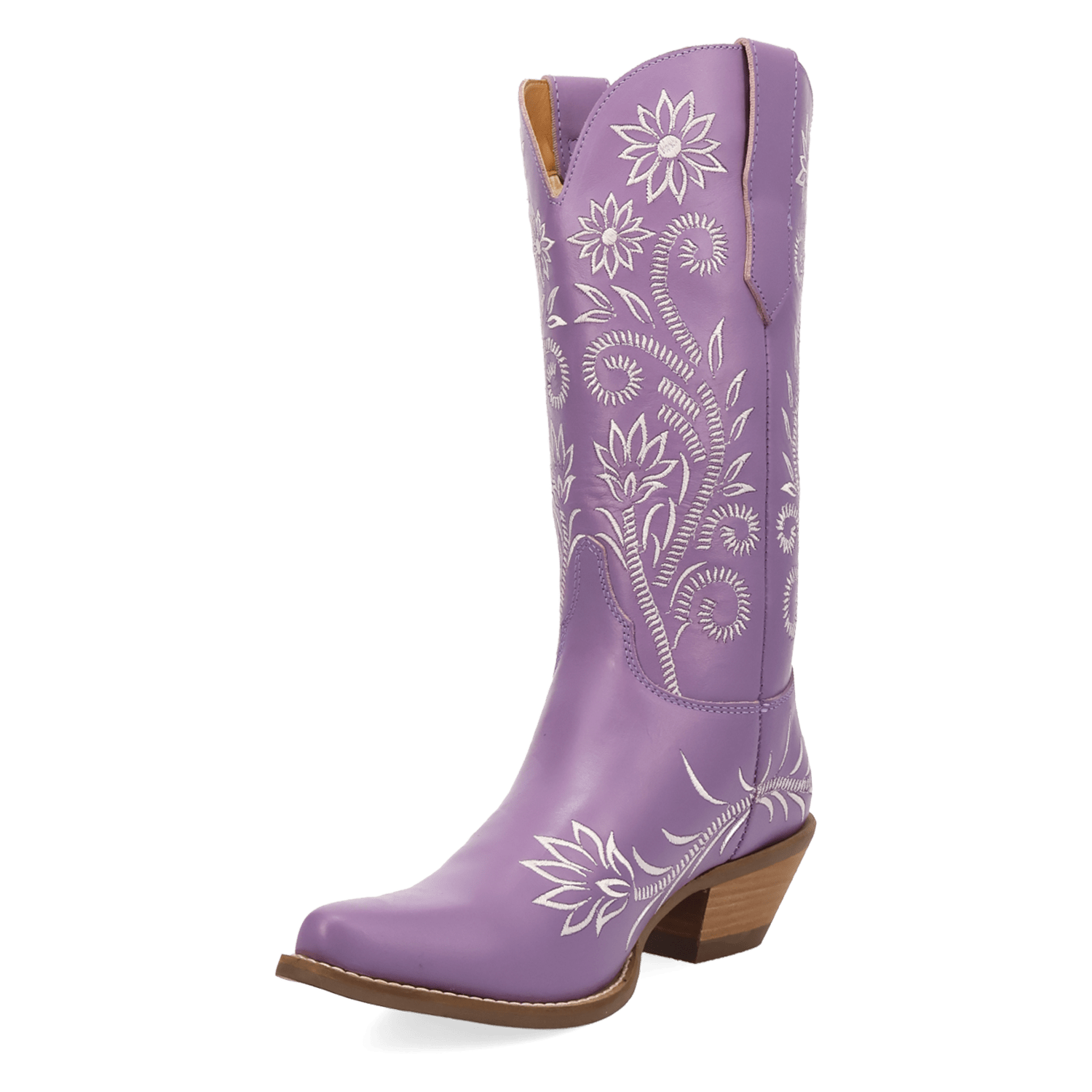 PRODUCT SHOT BUTTERCUP LEATHER BOOT AT 225 DEGREE ANGLE