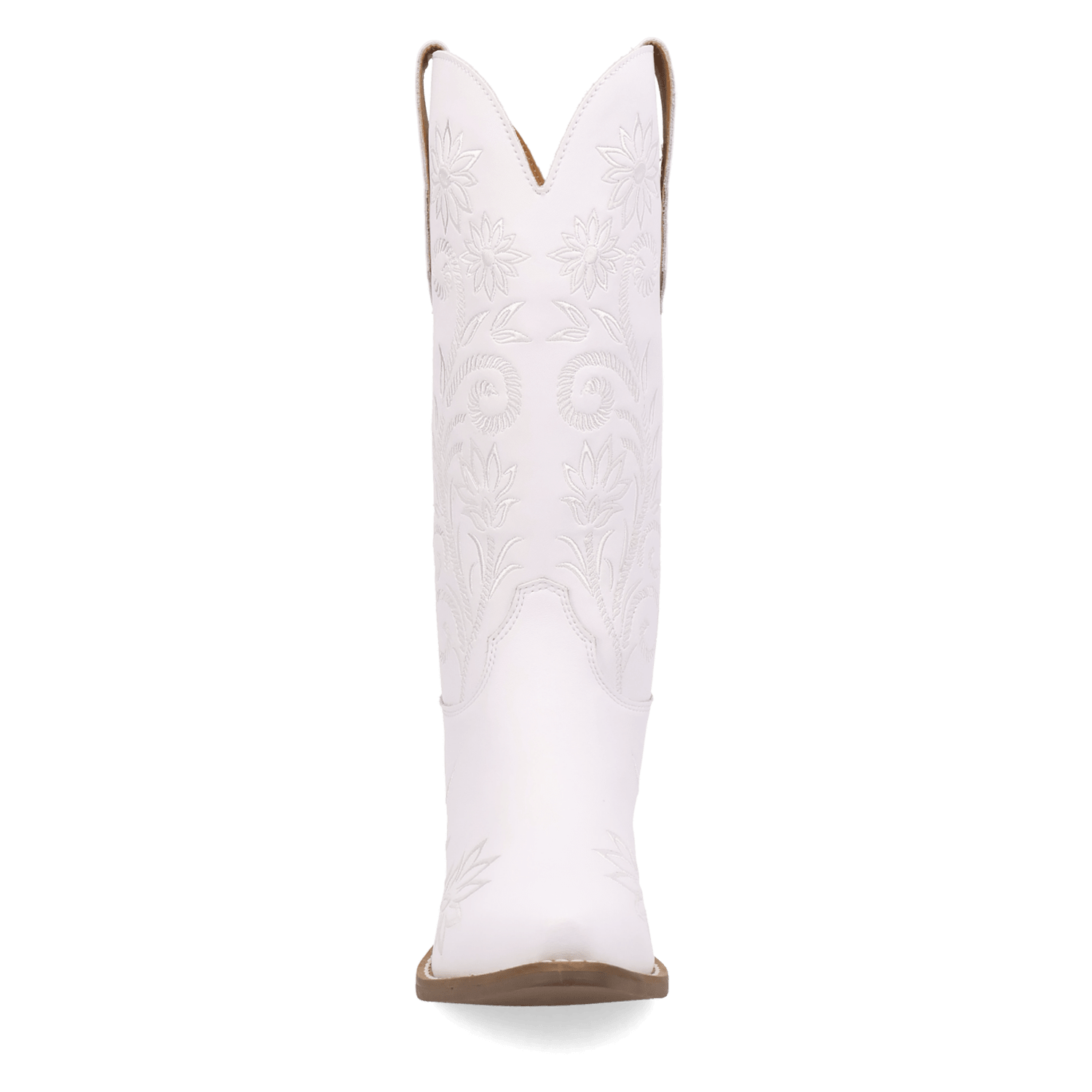 PRODUCT SHOT BUTTERCUP LEATHER BOOT AT FRONT ANGLE
