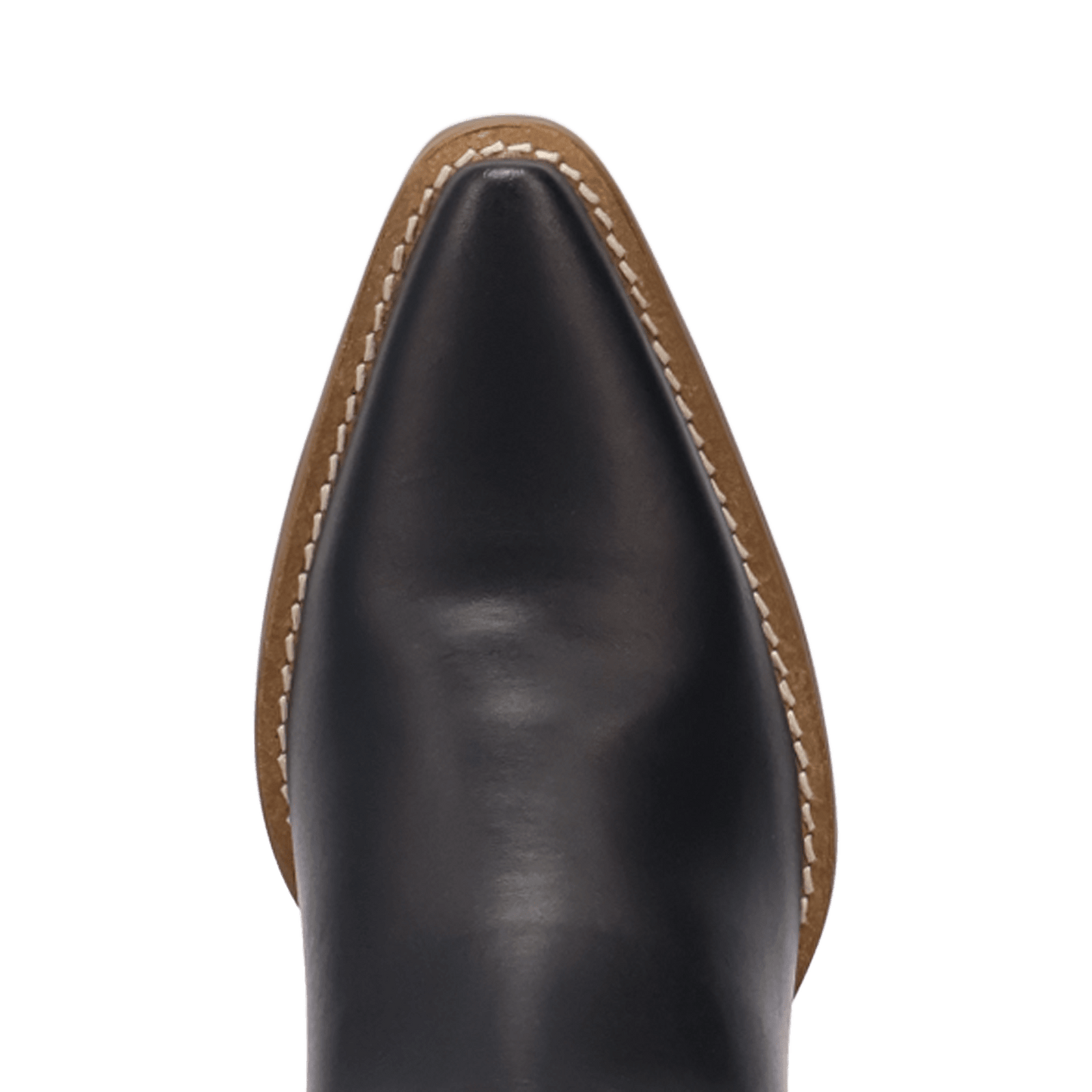PRODUCT SHOT LAST RIDE LEATHER BOOTIE AT TOE ANGLE