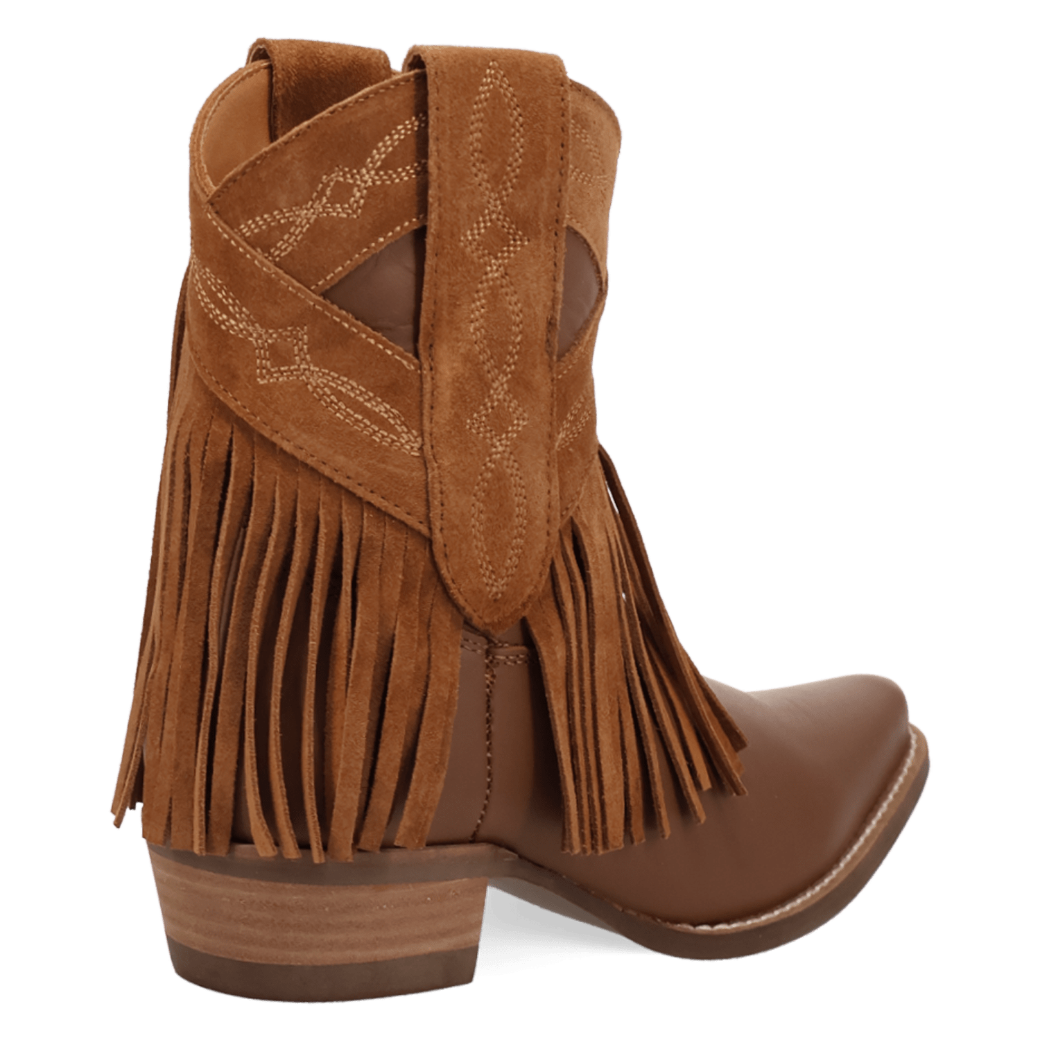 PRODUCT SHOT LAST RIDE LEATHER BOOTIE AT 315 DEGREE ANGLE