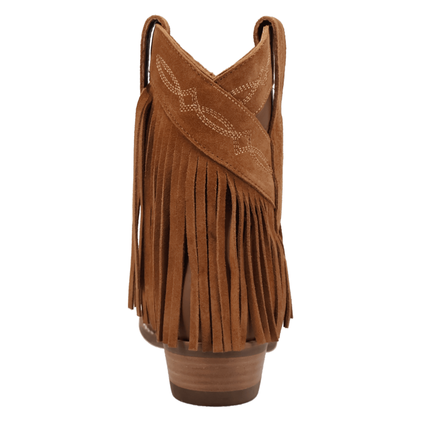 PRODUCT SHOT LAST RIDE LEATHER BOOTIE AT 180 DEGREE BACK ANGLE