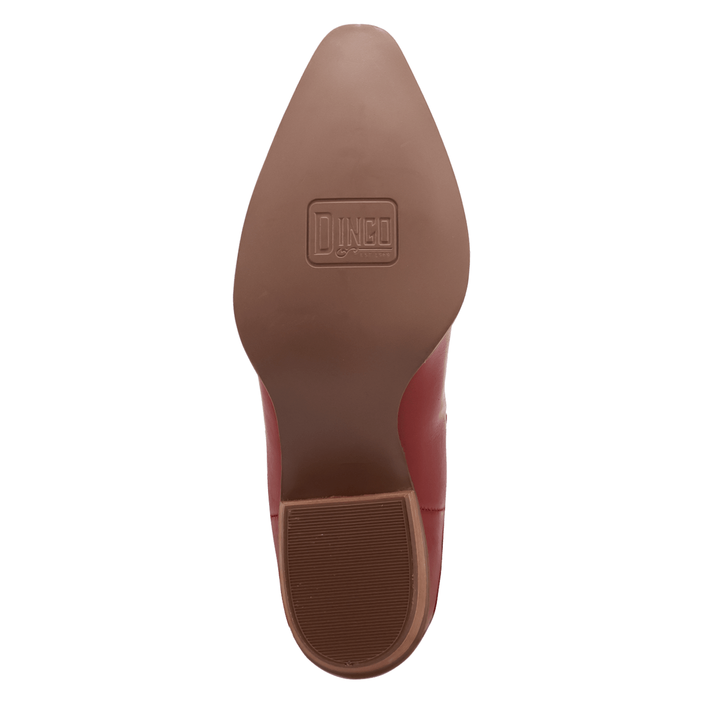PRODUCT SHOT LAST RIDE LEATHER BOOTIE AT OUTSOLE ANGLE