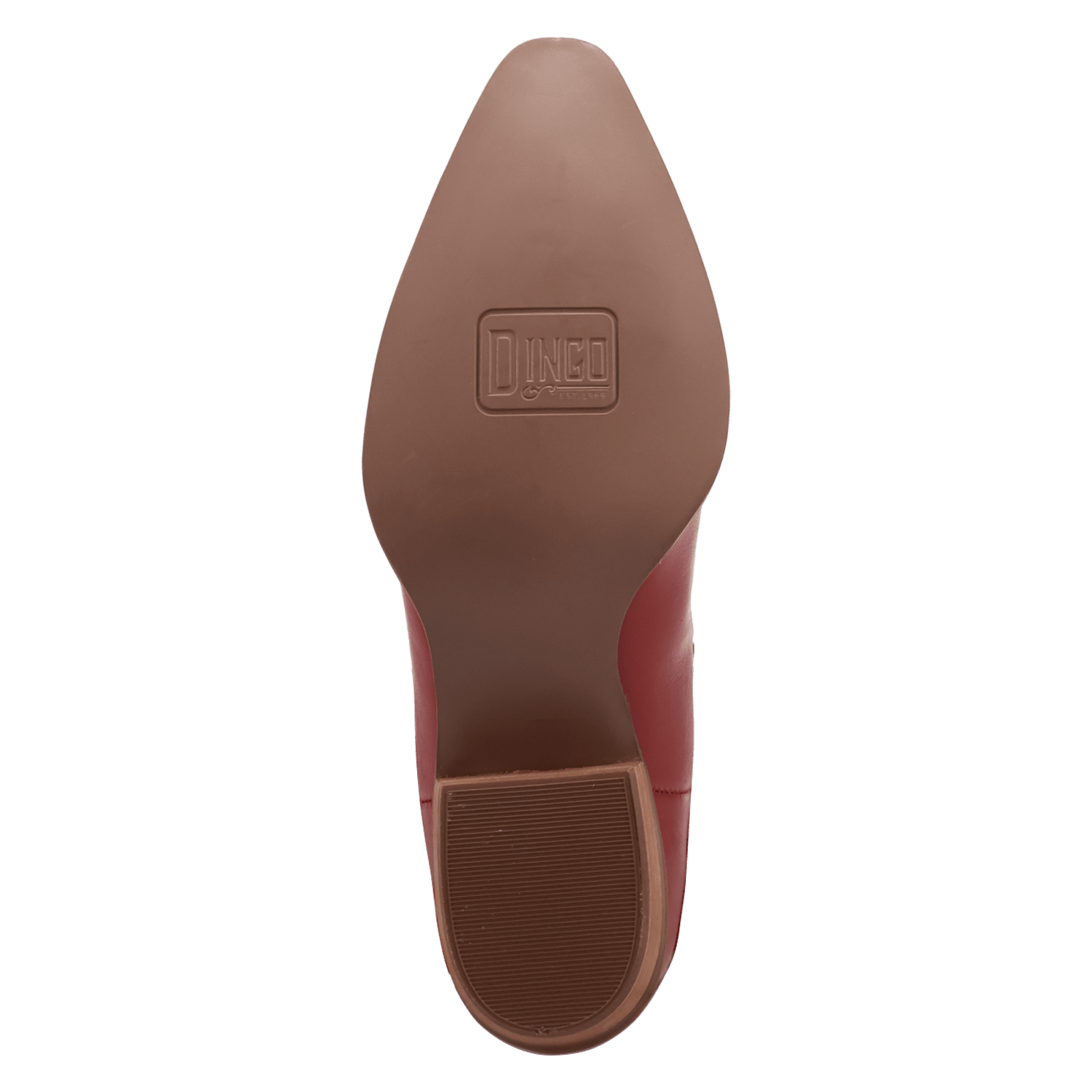 PRODUCT SHOT LAST RIDE LEATHER BOOTIE AT OUTSOLE ANGLE