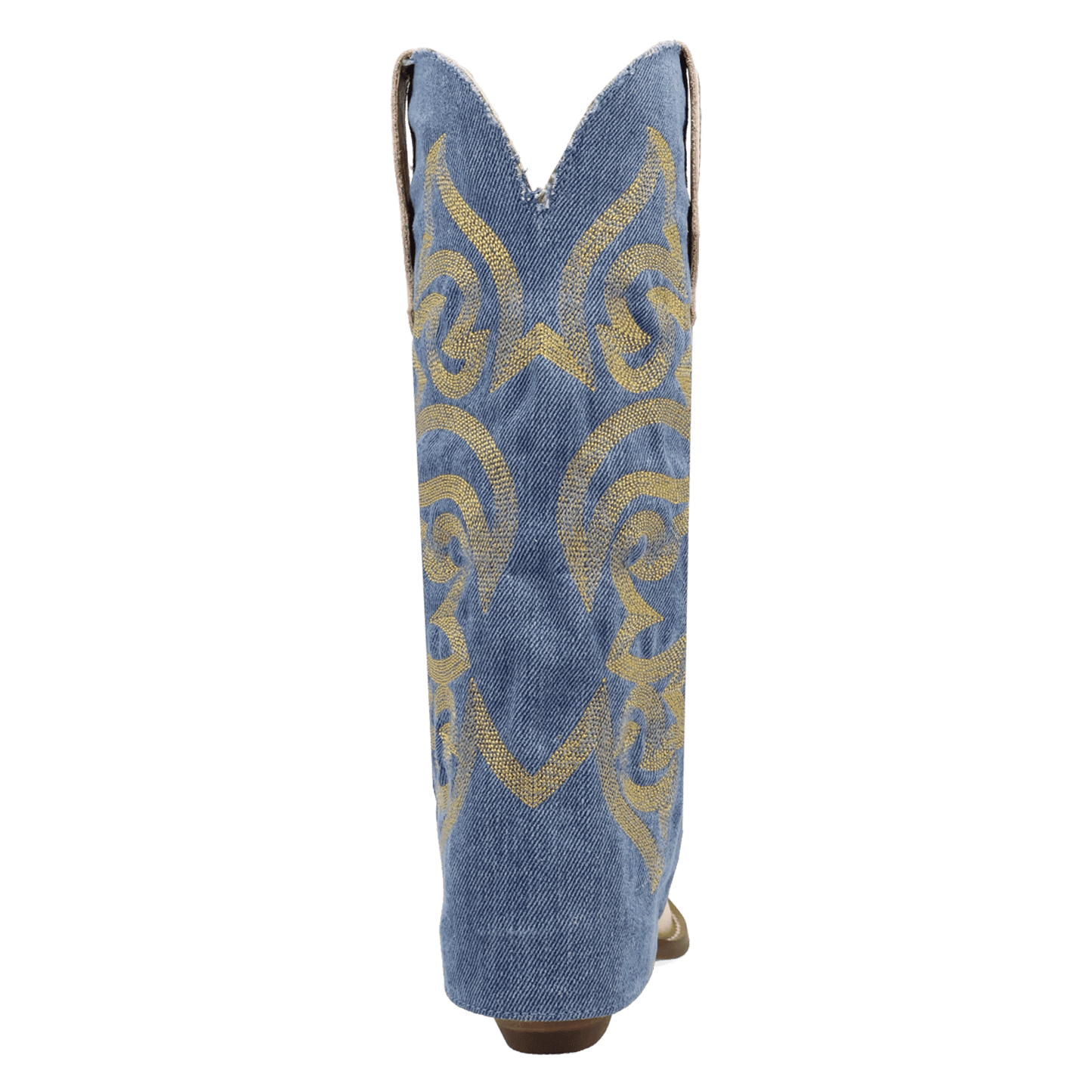 PRODUCT SHOT SOUTHERN SASS LEATHER BOOT AT 180 DEGREE BACK ANGLE