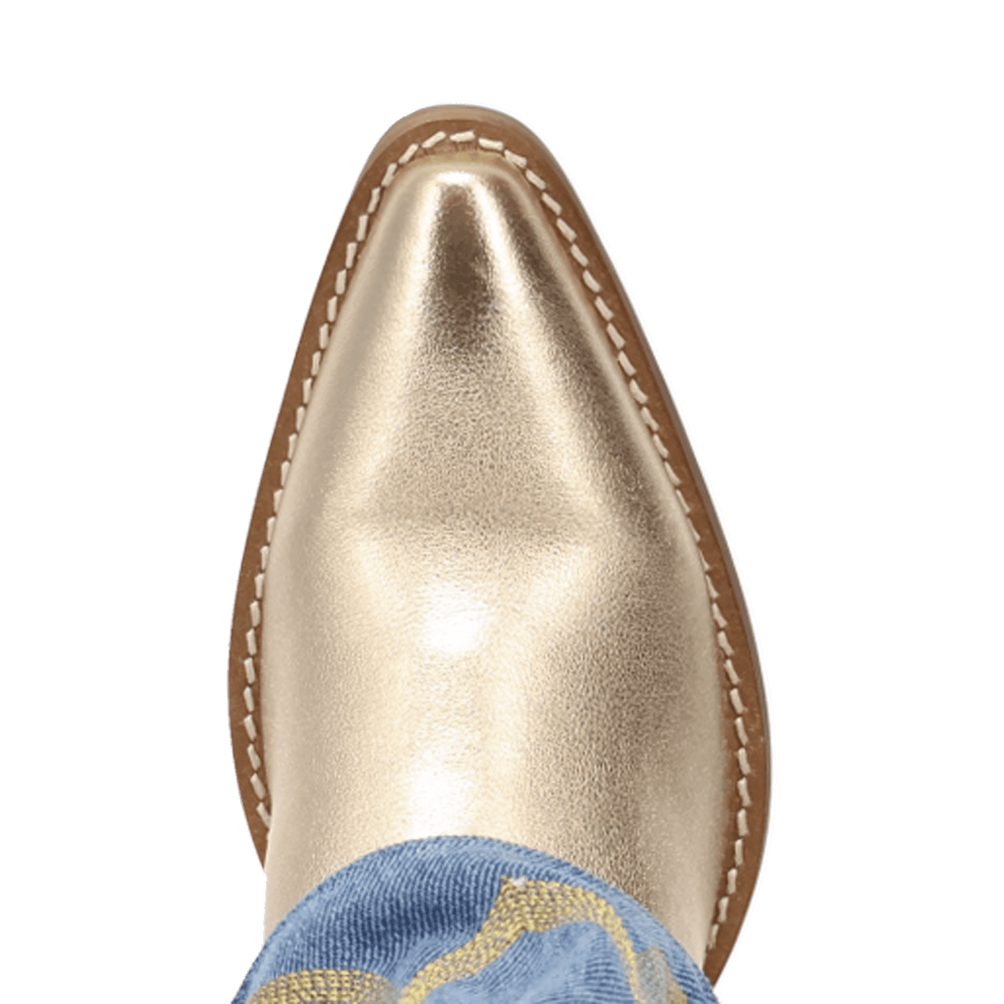 PRODUCT SHOT SOUTHERN SASS LEATHER BOOT AT TOE ANGLE