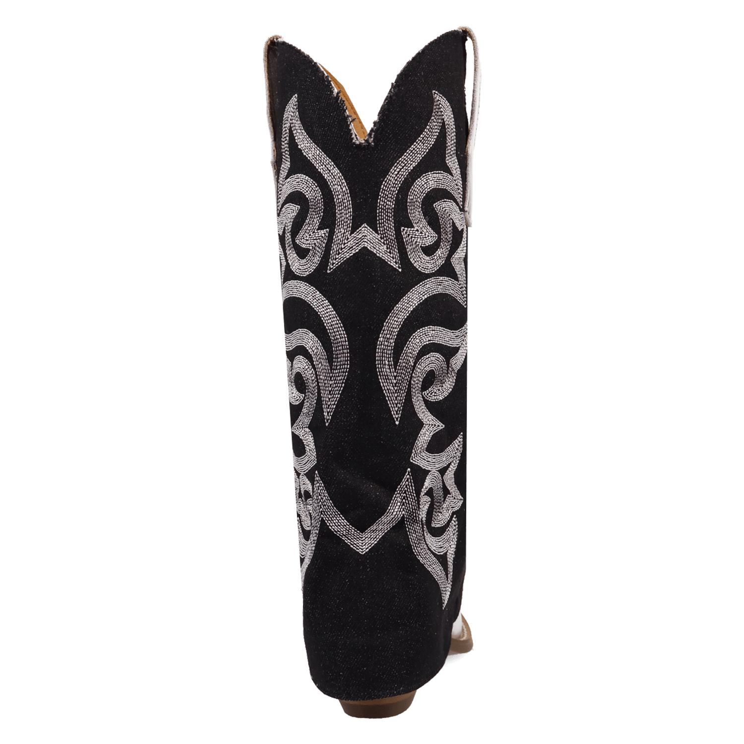 PRODUCT SHOT SOUTHERN SASS LEATHER BOOT AT 180 DEGREE BACK ANGLE