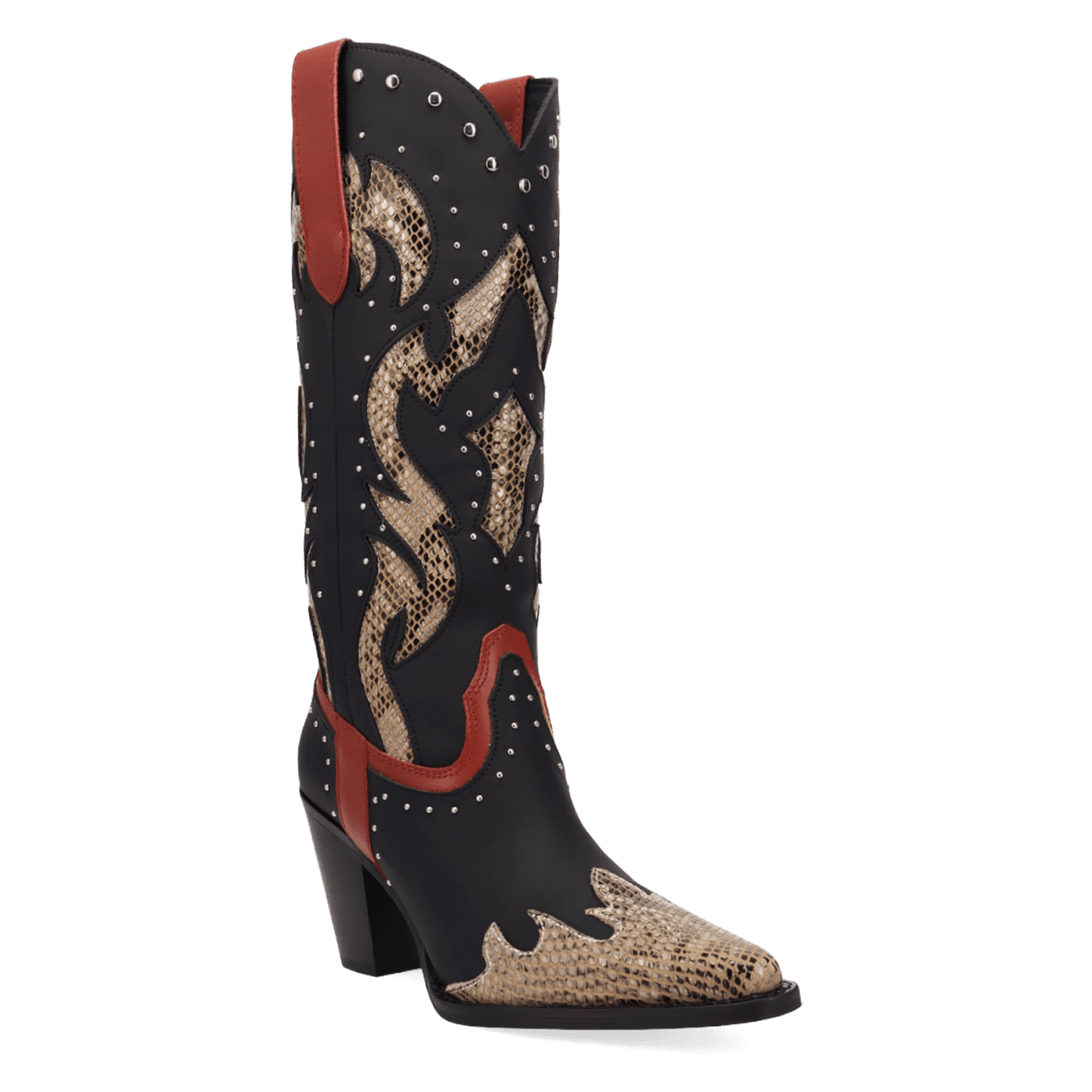PRODUCT SHOT UNTAMED LEATHER BOOT AT 45 DEGREE ANGLE