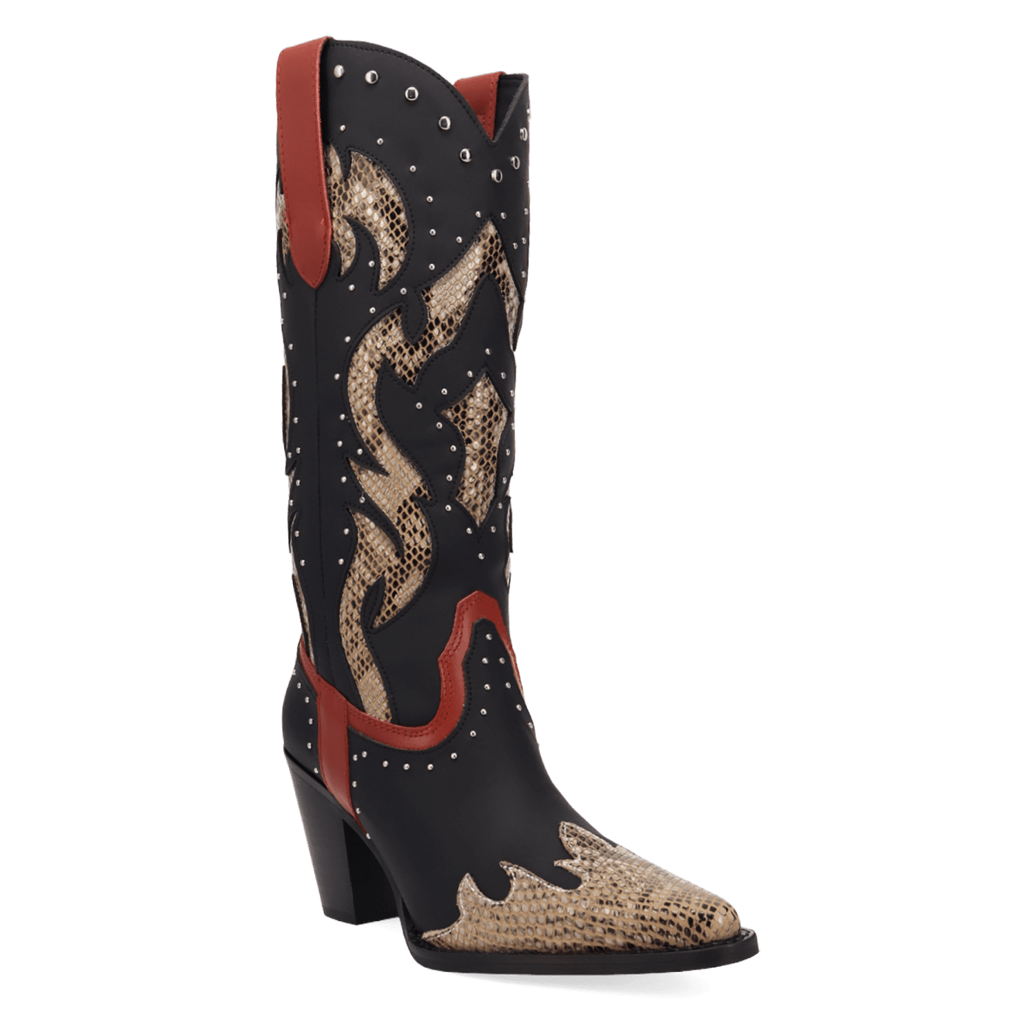 PRODUCT SHOT UNTAMED LEATHER BOOT AT 45 DEGREE ANGLE