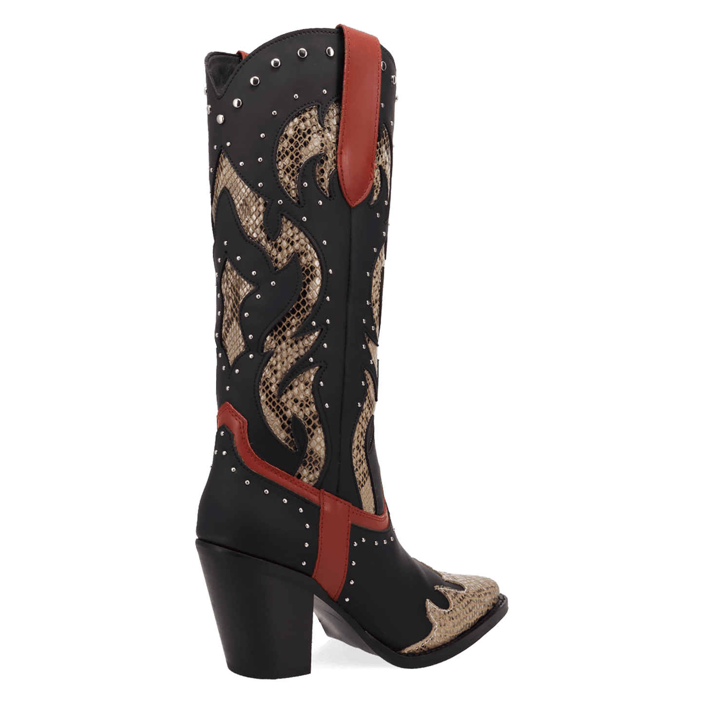 PRODUCT SHOT UNTAMED LEATHER BOOT AT 315 DEGREE ANGLE