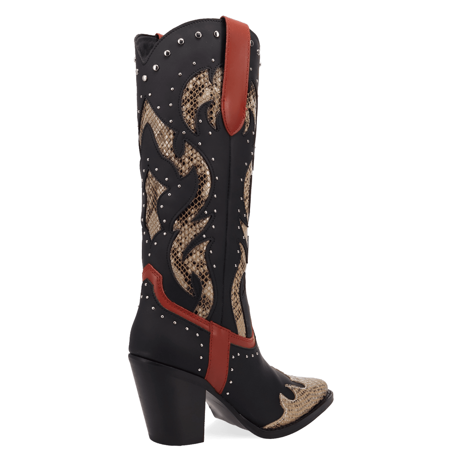 PRODUCT SHOT UNTAMED LEATHER BOOT AT 315 DEGREE ANGLE