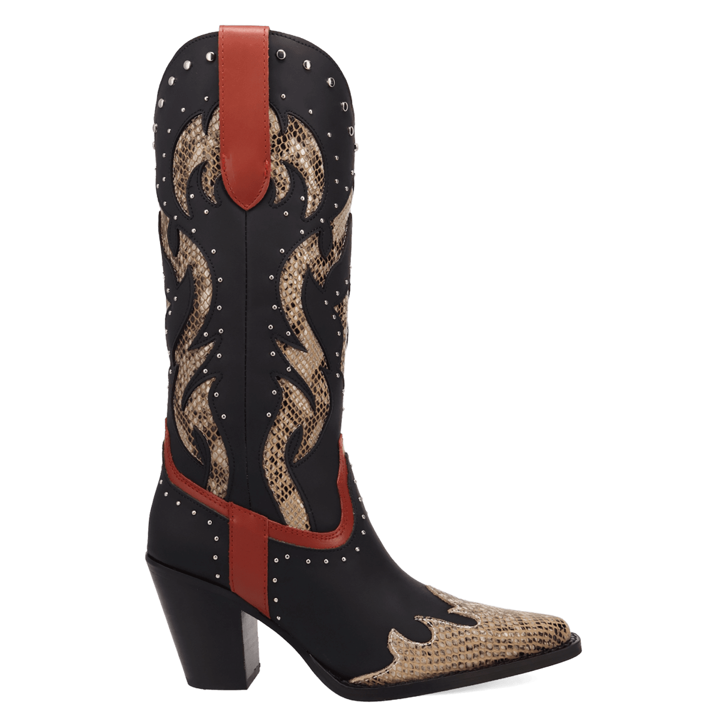 PRODUCT SHOT UNTAMED LEATHER BOOT AT 90 DEGREE INSIDE ANGLE