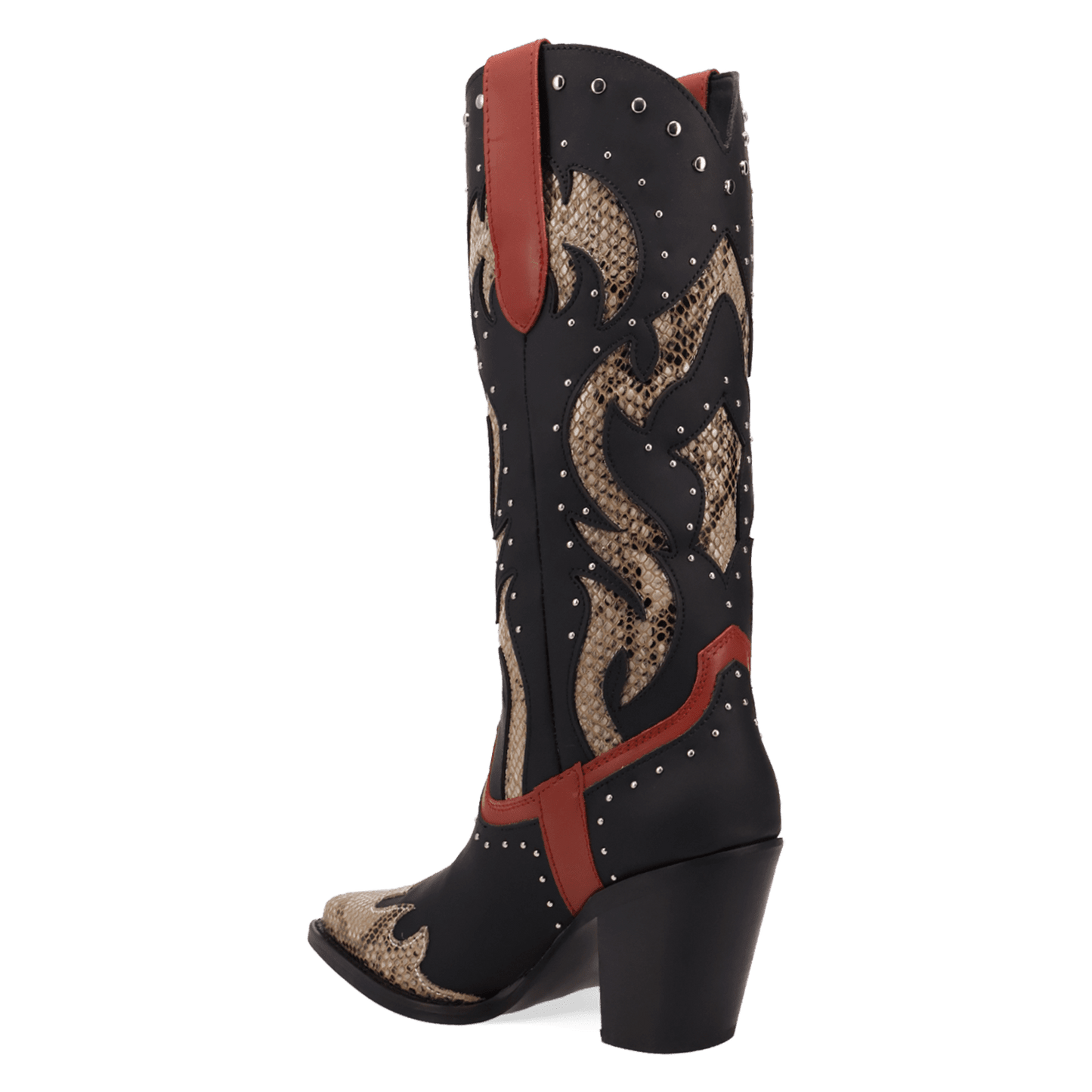 PRODUCT SHOT UNTAMED LEATHER BOOT AT 270 DEGREE ANGLE