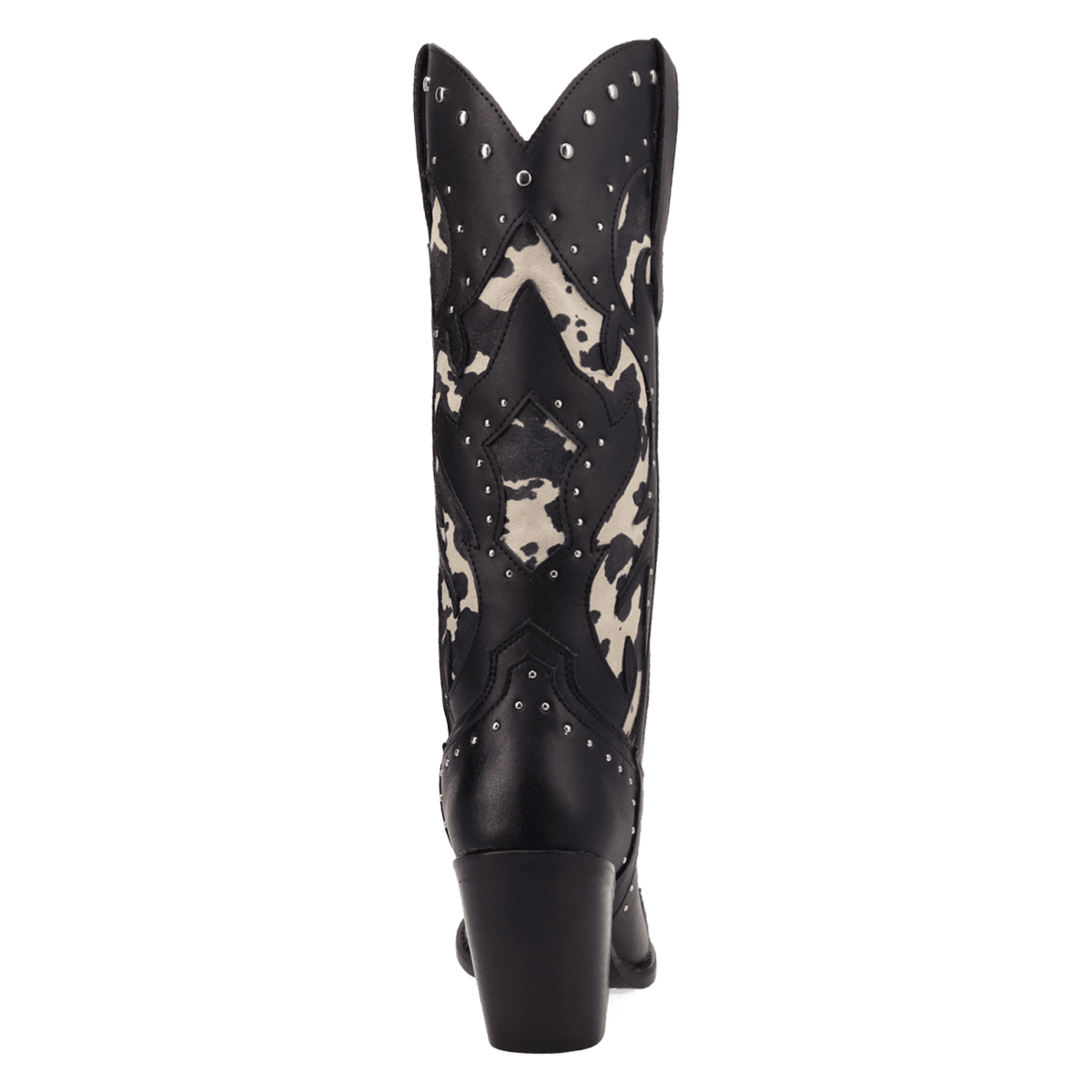 PRODUCT SHOT UNTAMED LEATHER BOOT AT 180 DEGREE BACK ANGLE