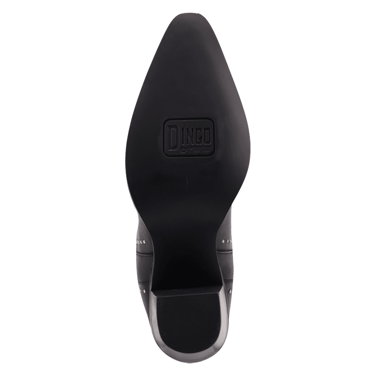 PRODUCT SHOT UNTAMED LEATHER BOOT AT OUTSOLE ANGLE