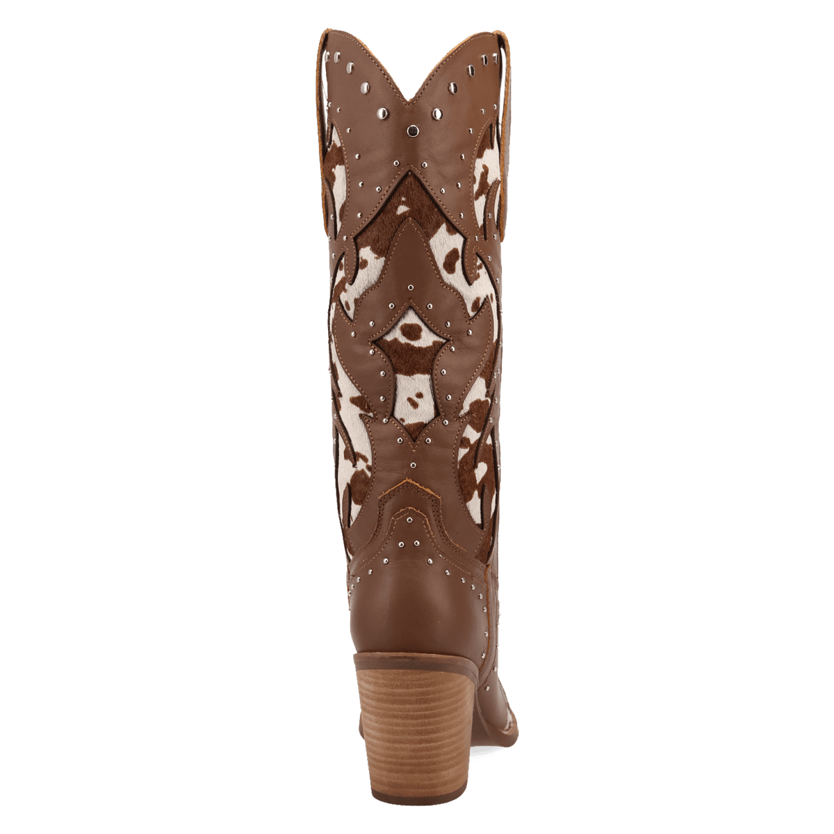 PRODUCT SHOT UNTAMED LEATHER BOOT AT 180 DEGREE BACK ANGLE