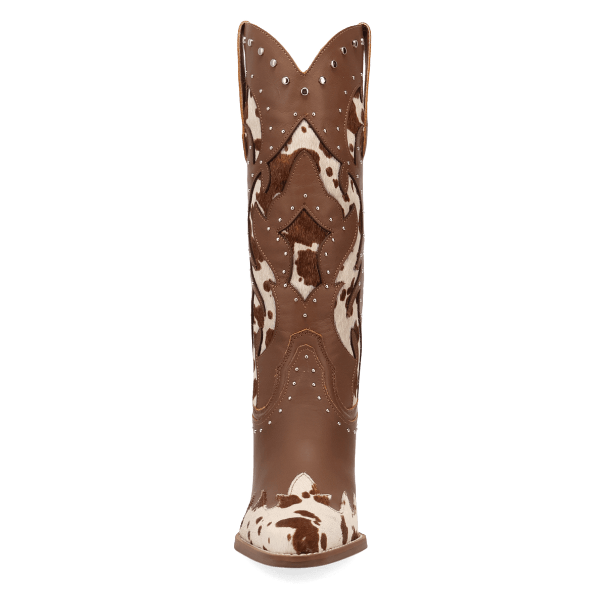 PRODUCT SHOT UNTAMED LEATHER BOOT AT FRONT ANGLE