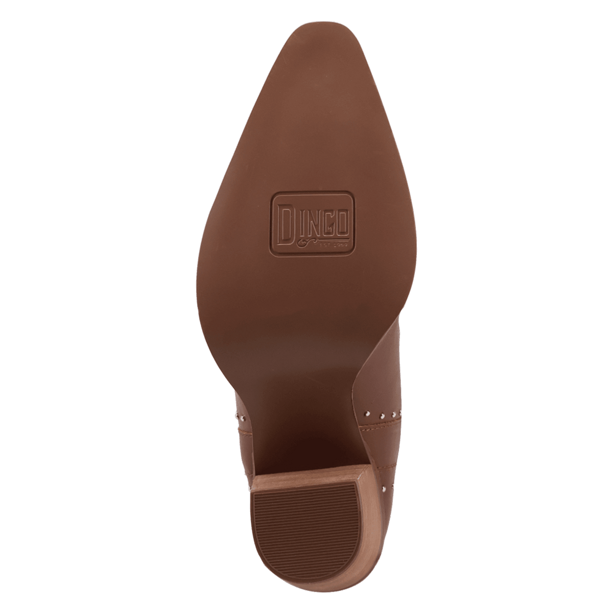 PRODUCT SHOT UNTAMED LEATHER BOOT AT OUTSOLE ANGLE