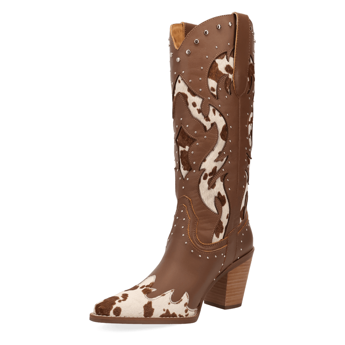 PRODUCT SHOT UNTAMED LEATHER BOOT AT 225 DEGREE ANGLE