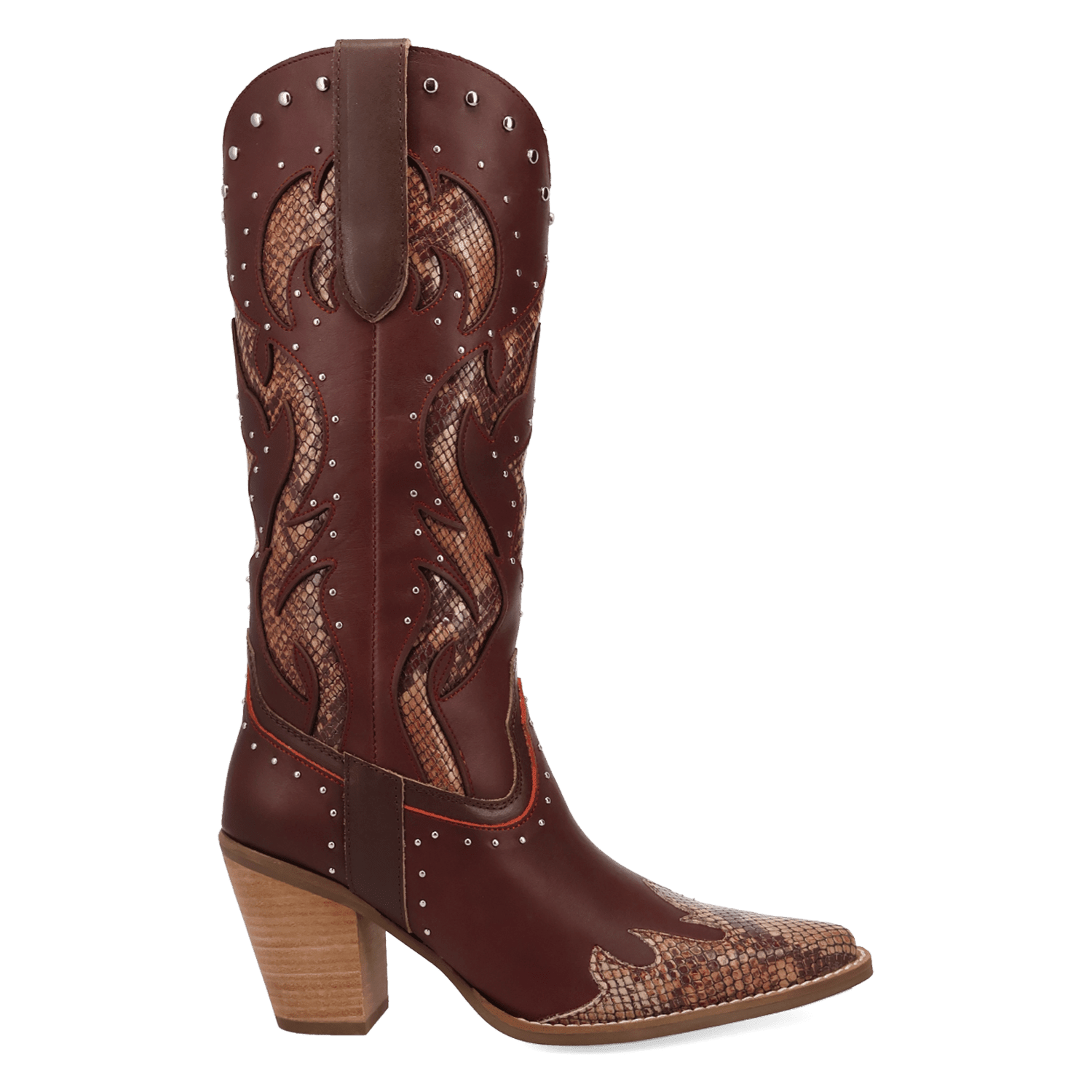 PRODUCT SHOT UNTAMED LEATHER BOOT AT 90 DEGREE INSIDE ANGLE