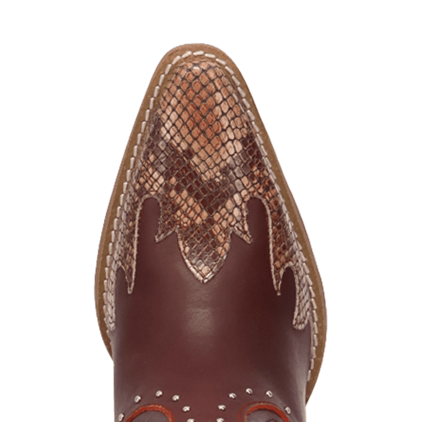 PRODUCT SHOT UNTAMED LEATHER BOOT AT TOE ANGLE