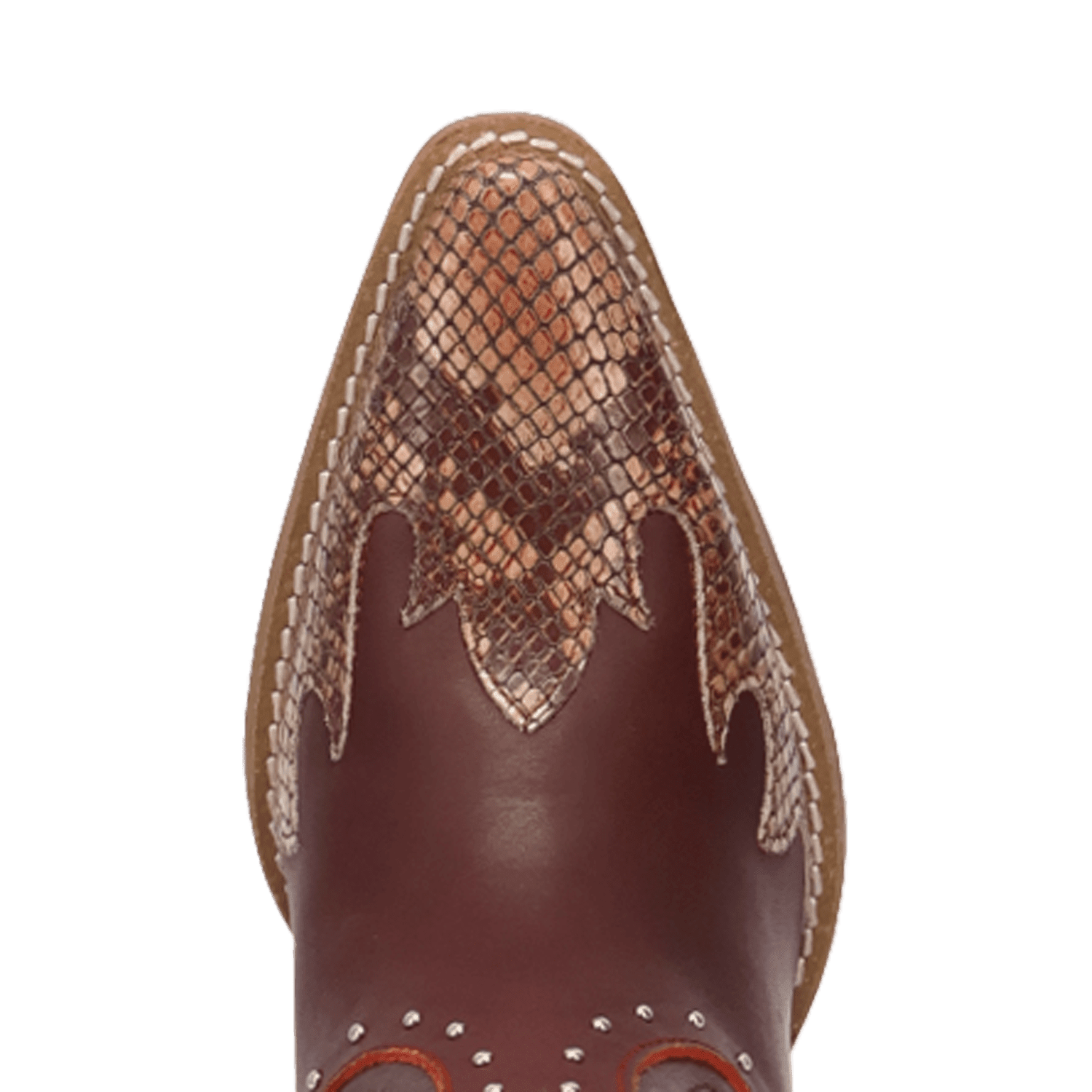 PRODUCT SHOT UNTAMED LEATHER BOOT AT TOE ANGLE