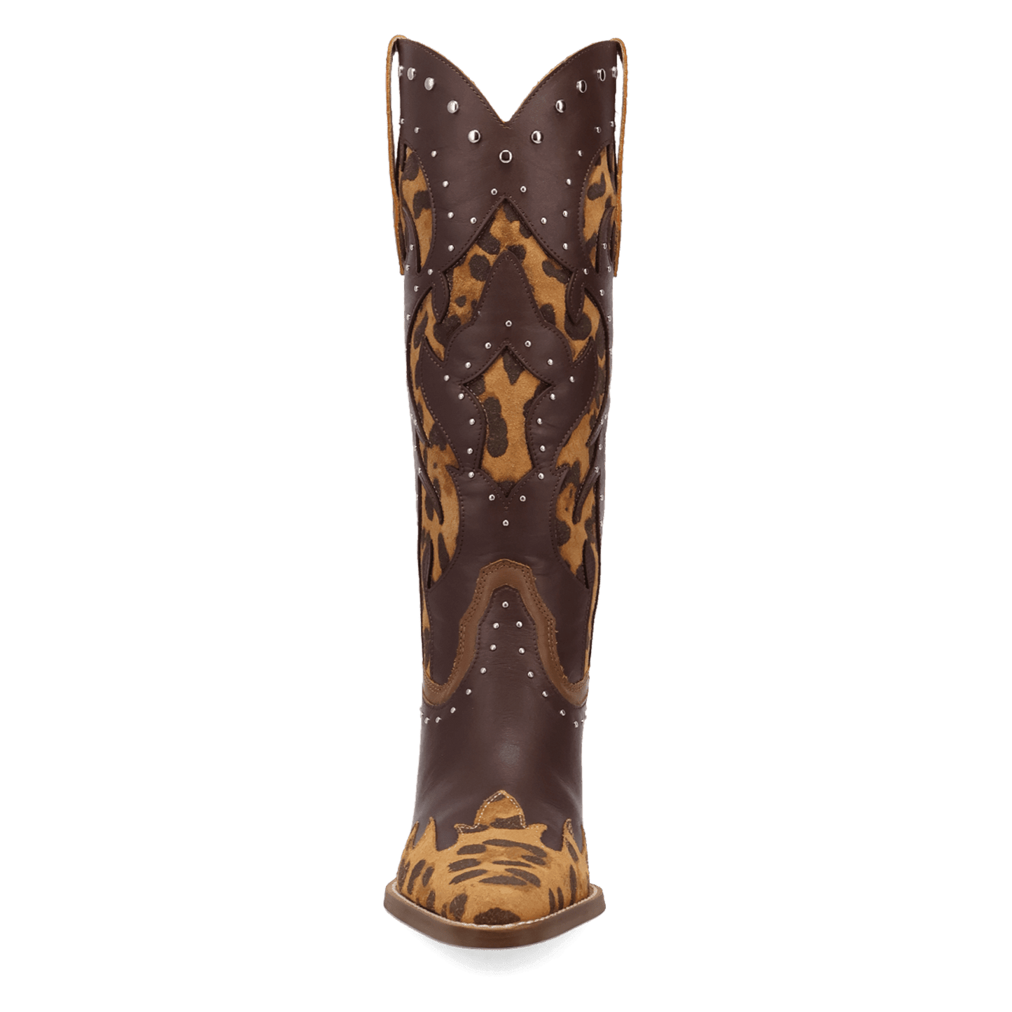 PRODUCT SHOT UNTAMED LEATHER BOOT AT FRONT ANGLE