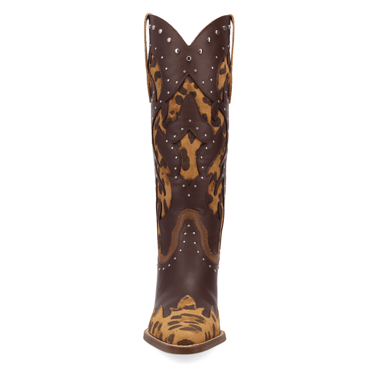PRODUCT SHOT UNTAMED LEATHER BOOT AT FRONT ANGLE