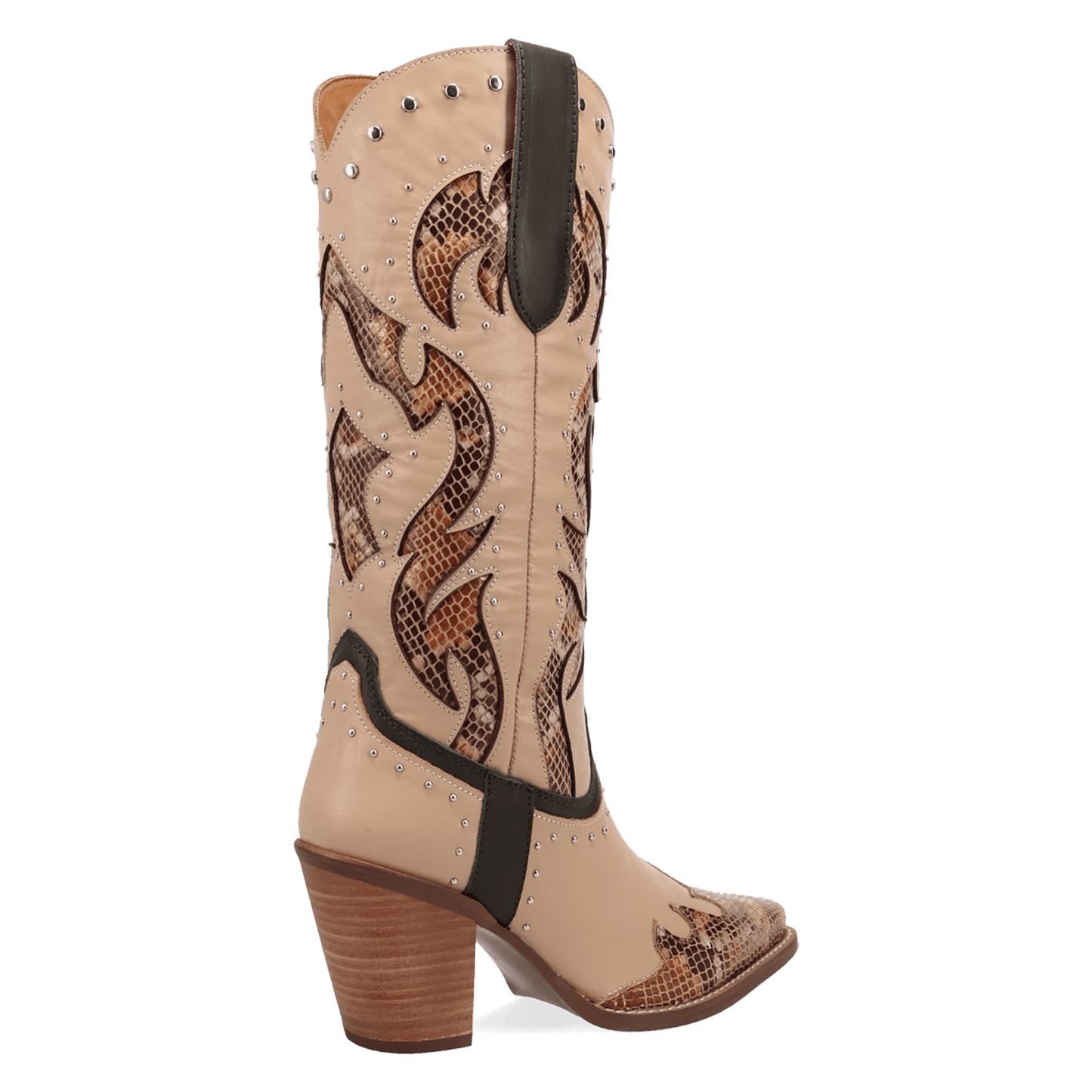 PRODUCT SHOT UNTAMED LEATHER BOOT AT 315 DEGREE ANGLE