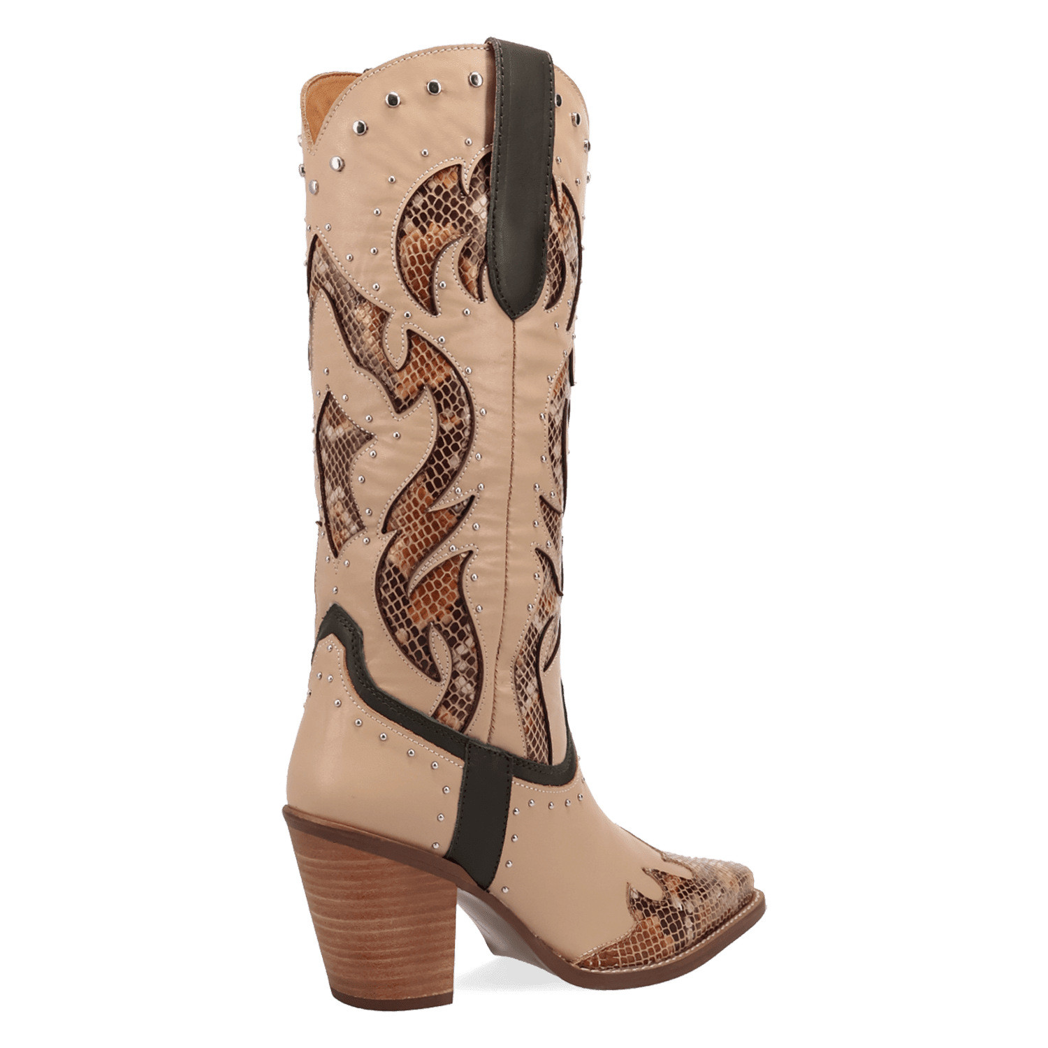 PRODUCT SHOT UNTAMED LEATHER BOOT AT 315 DEGREE ANGLE