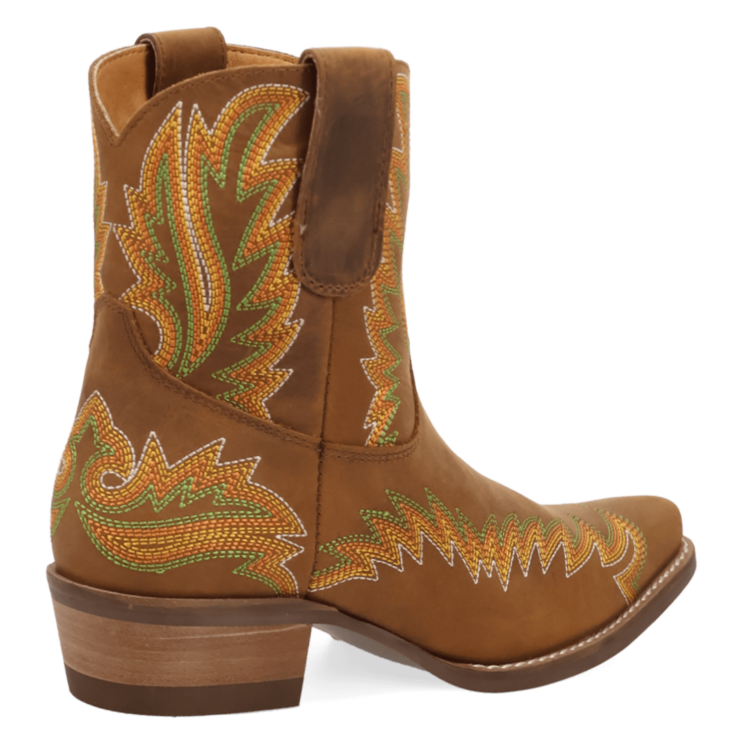 PRODUCT SHOT LAUREL LEATHER BOOTIE AT 315 DEGREE ANGLE