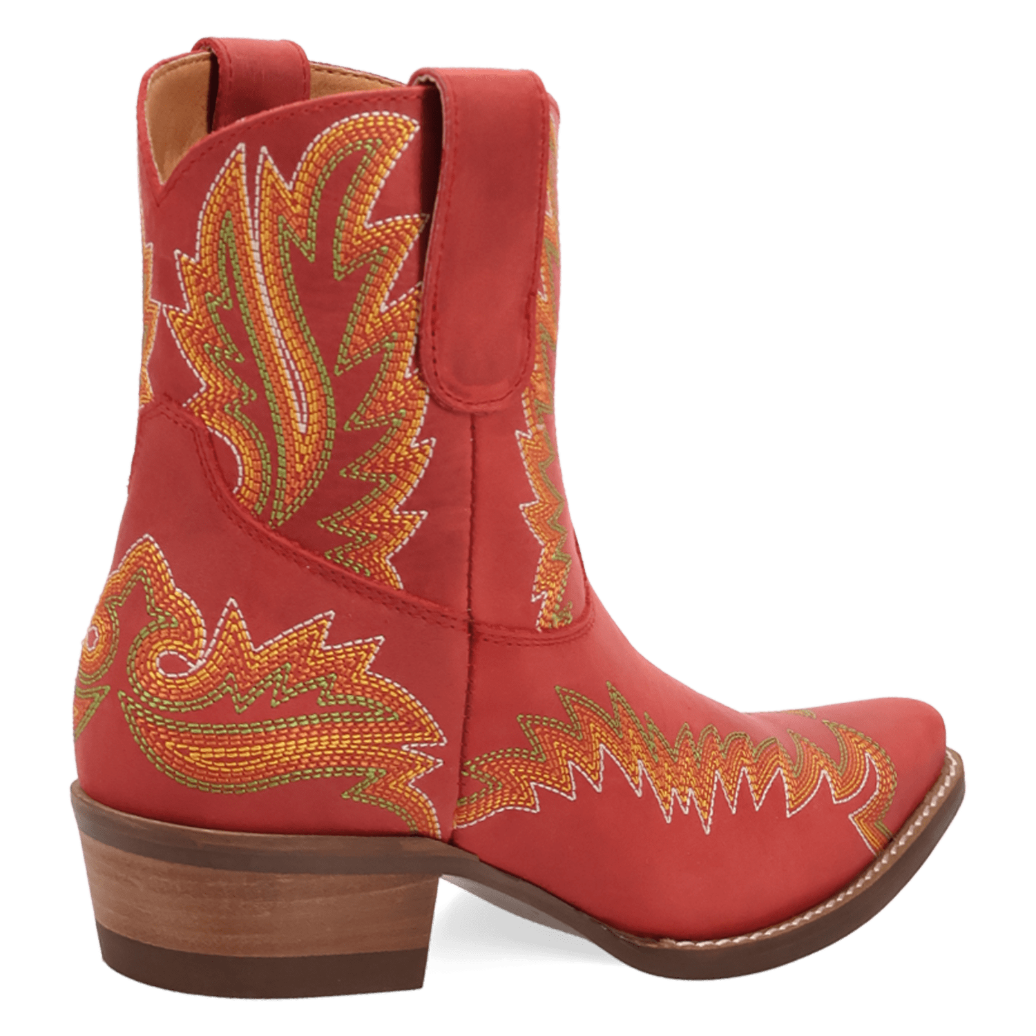 PRODUCT SHOT LAUREL LEATHER BOOTIE AT 315 DEGREE ANGLE