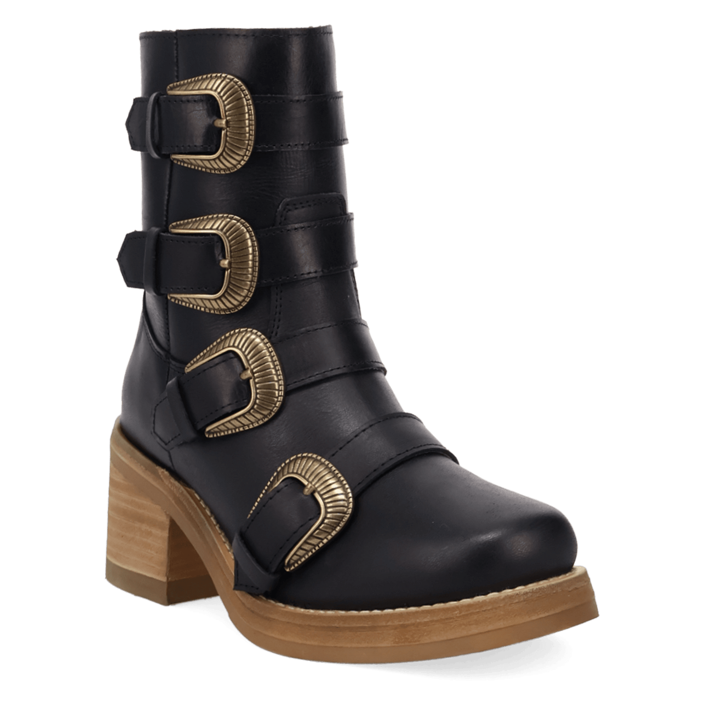 TOPANGA LEATHER BOOTIE-BK - Dingo1969