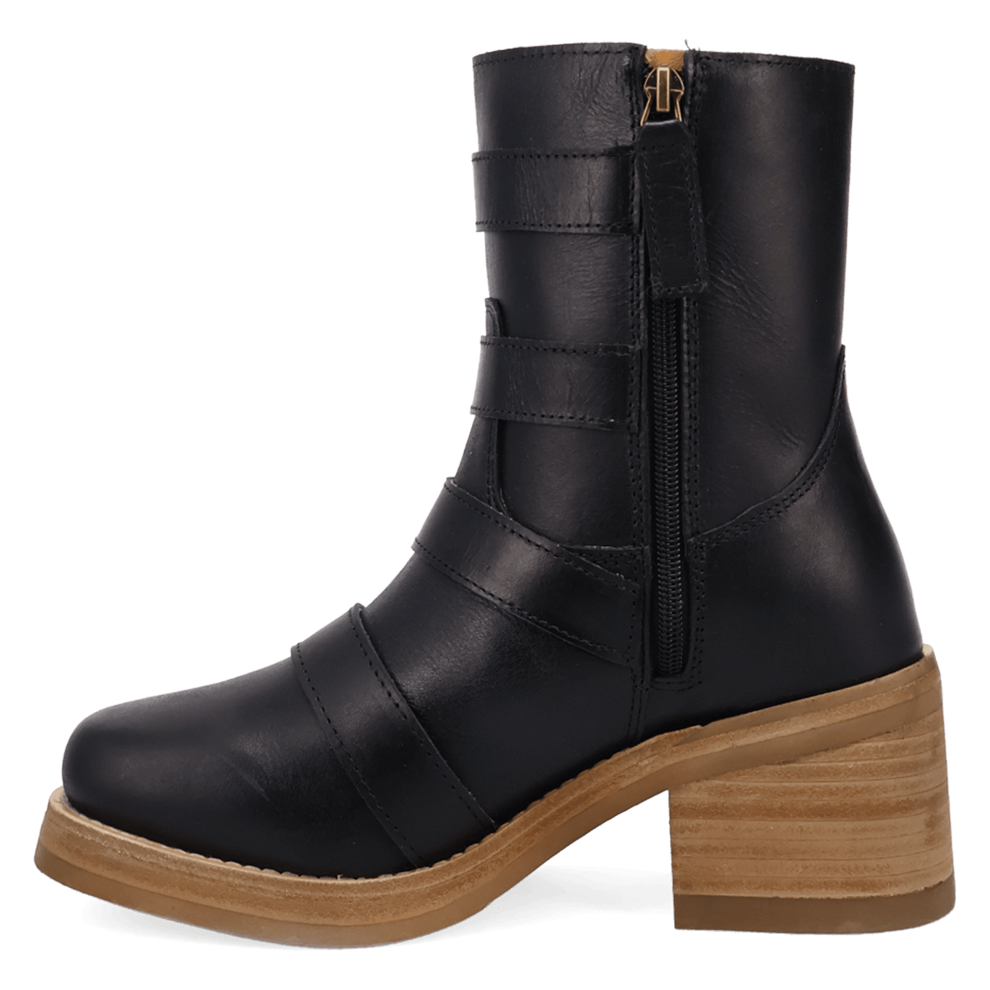 TOPANGA LEATHER BOOTIE-BK - Dingo1969