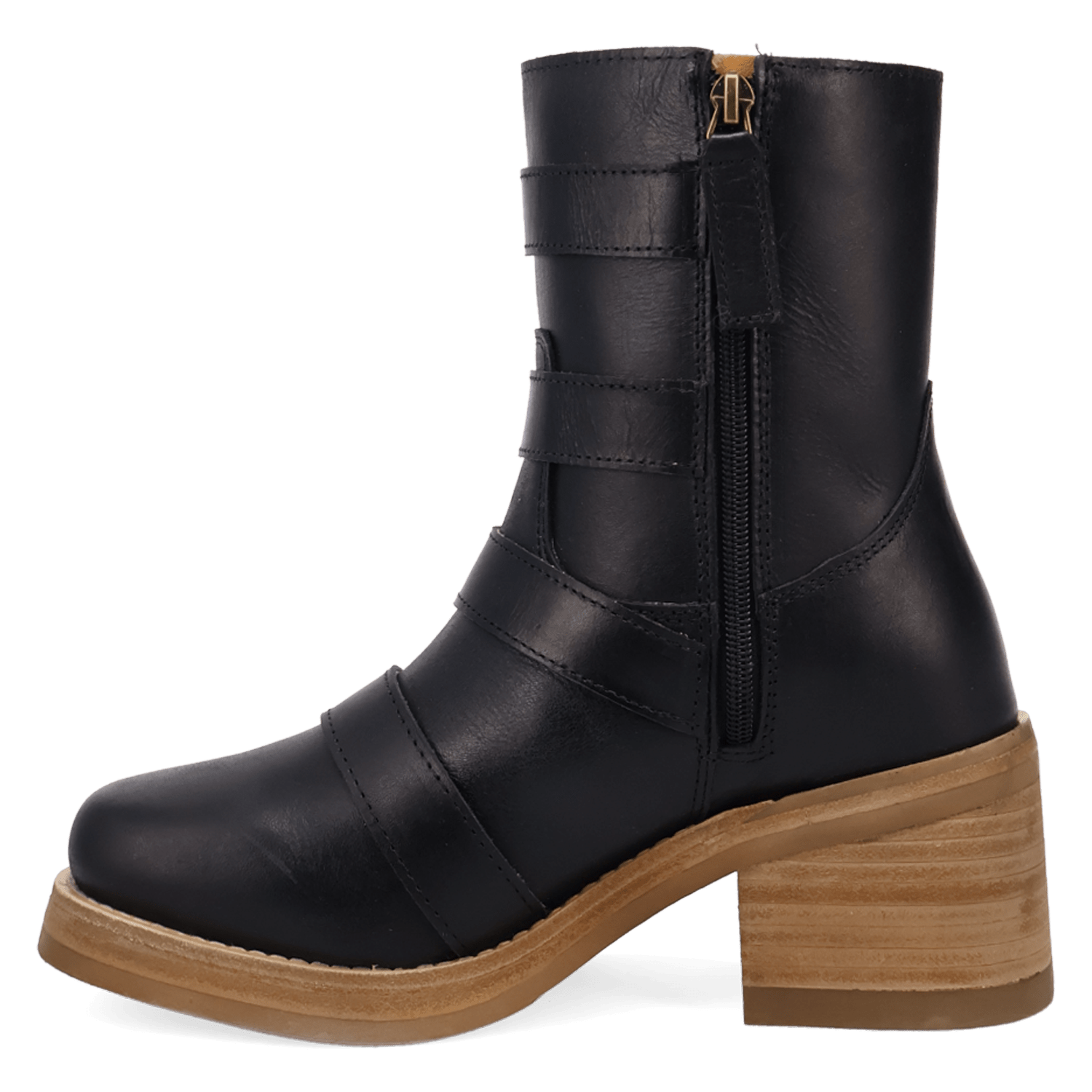 TOPANGA LEATHER BOOTIE-BK - Dingo1969