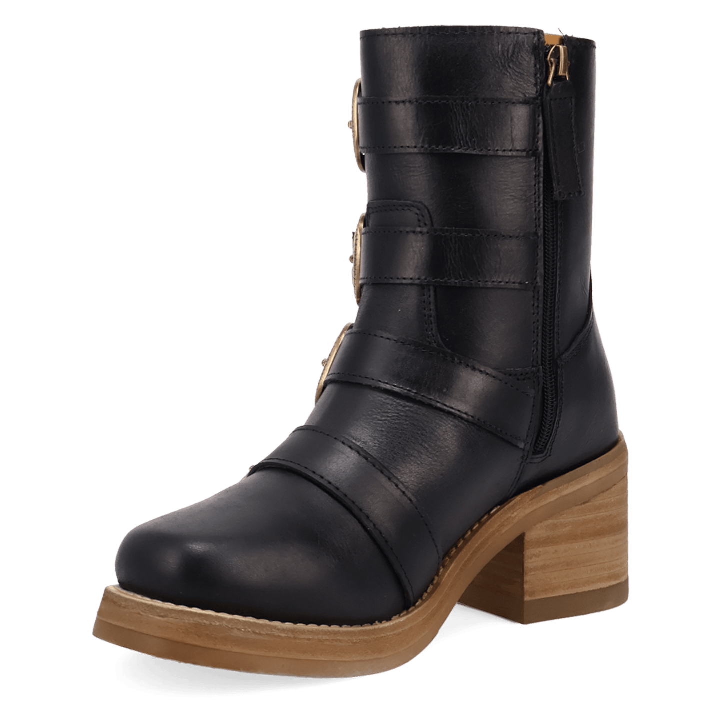 TOPANGA LEATHER BOOTIE-BK - Dingo1969