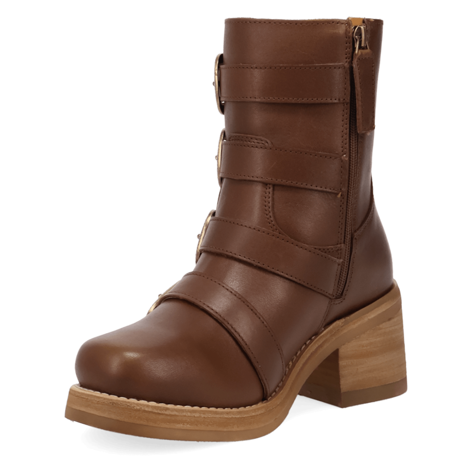 TOPANGA LEATHER BOOTIE-BN - Dingo1969