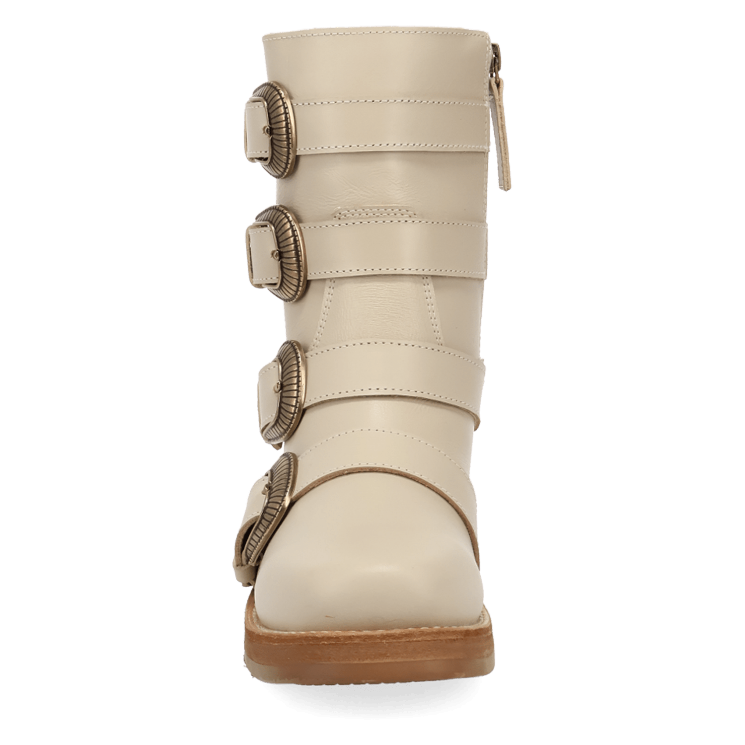 PRODUCT SHOT TOPANGA LEATHER BOOTIE AT FRONT ANGLE